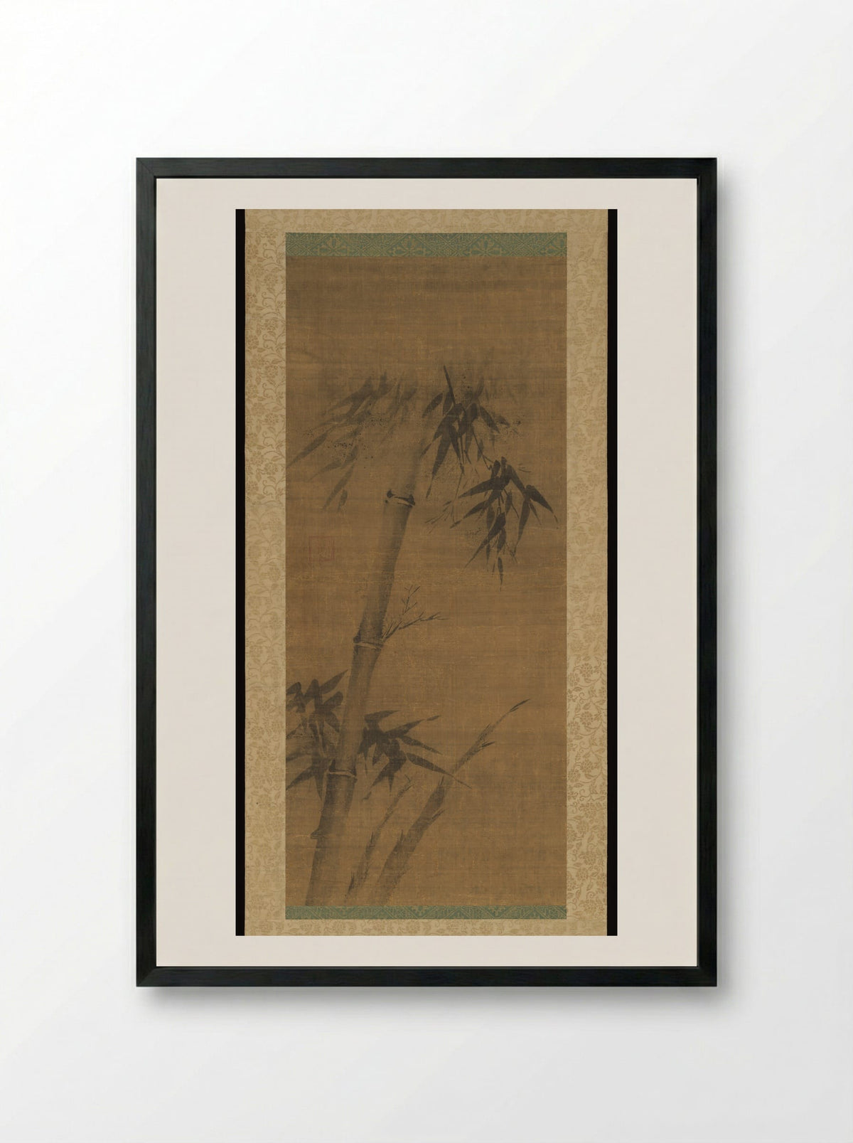 Bamboo - Kaō - Framed Print Black