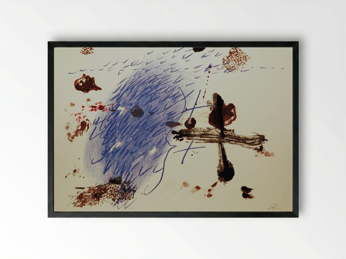 Ban de Loo Cologne - Antoni Tàpies - Framed Print Black