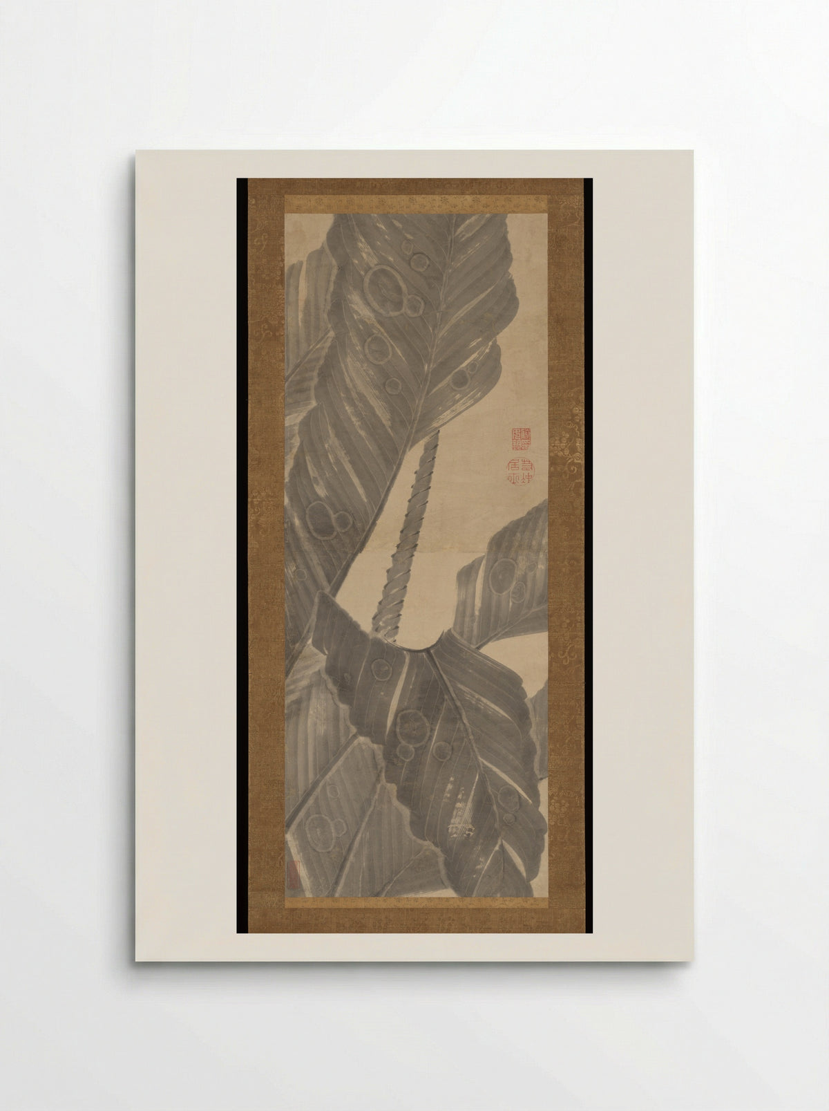 Banana Leaves - Itō Jakuchū - Poster