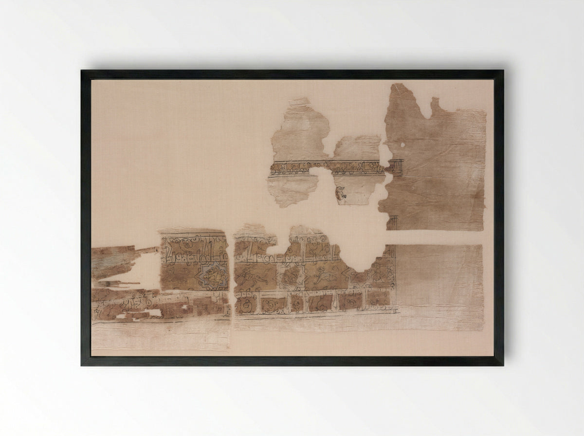 Band Fragment - Fine Art Print - Framed Print Black