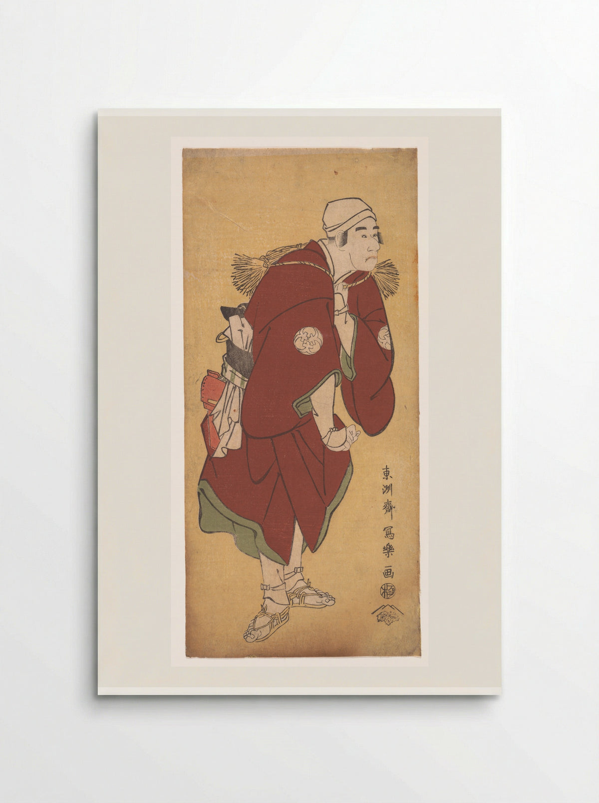 Bandō Mitsugorō II as the Farmer Asakusa no Jirōsaku - Tōshūsai Sharaku - Poster