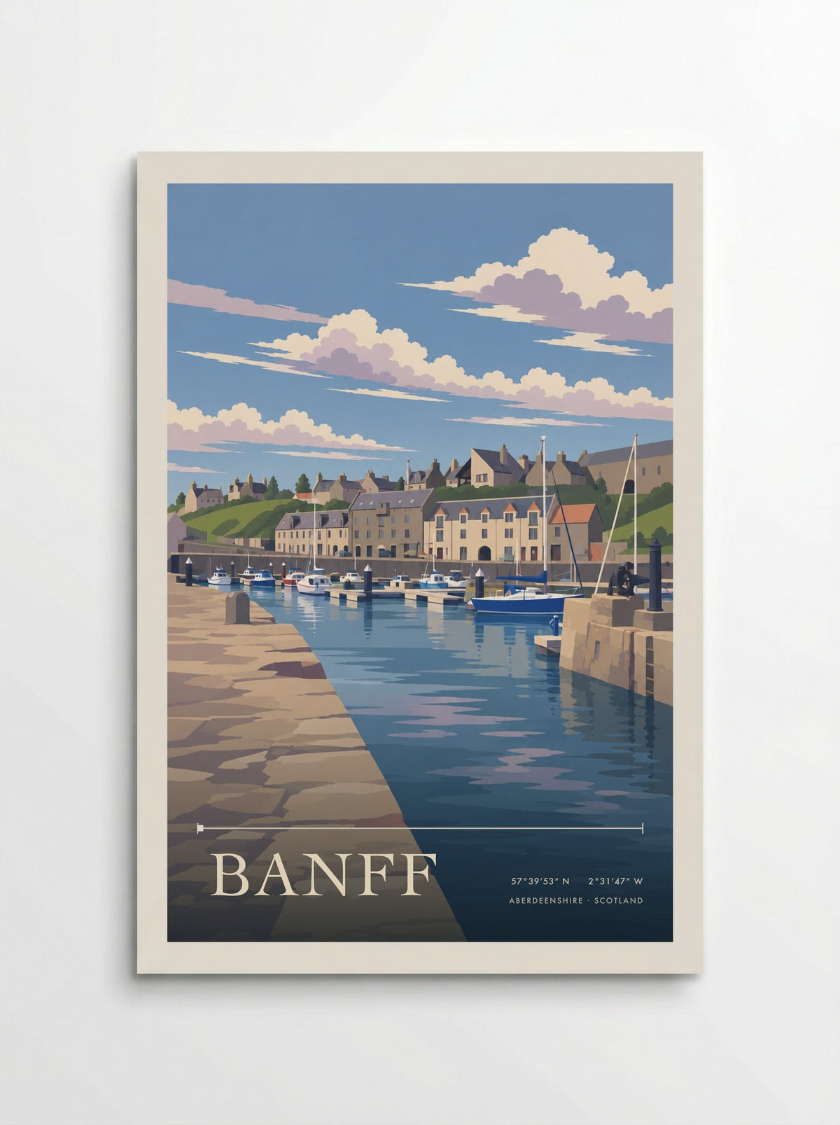 Banff, Aberdeenshire | Travel Poster - Poster