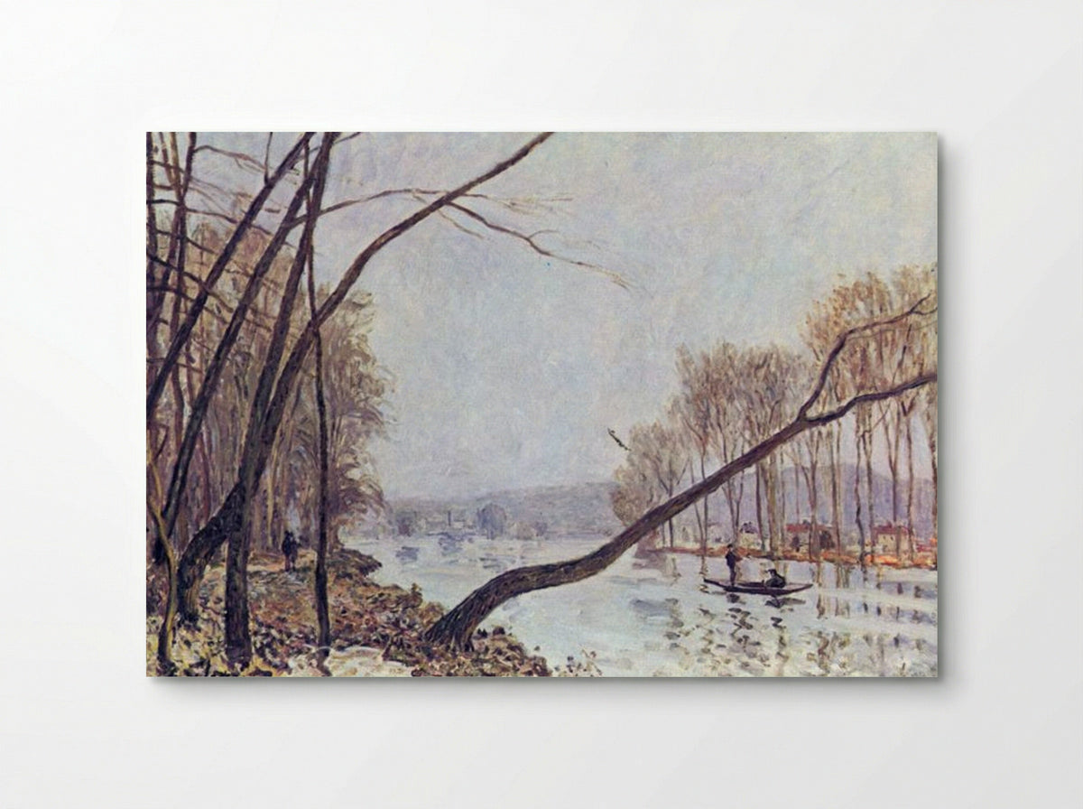 Bank, in the autumn - Alfred Sisley - Poster