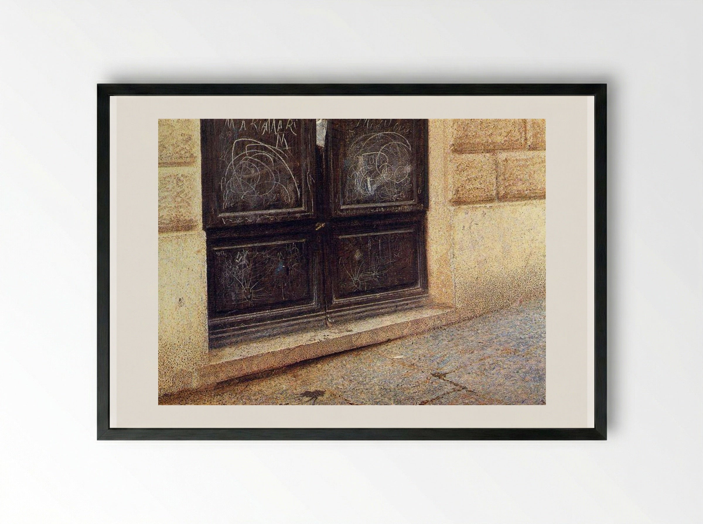 Bankruptcy - Giacomo Balla - Framed Print Black