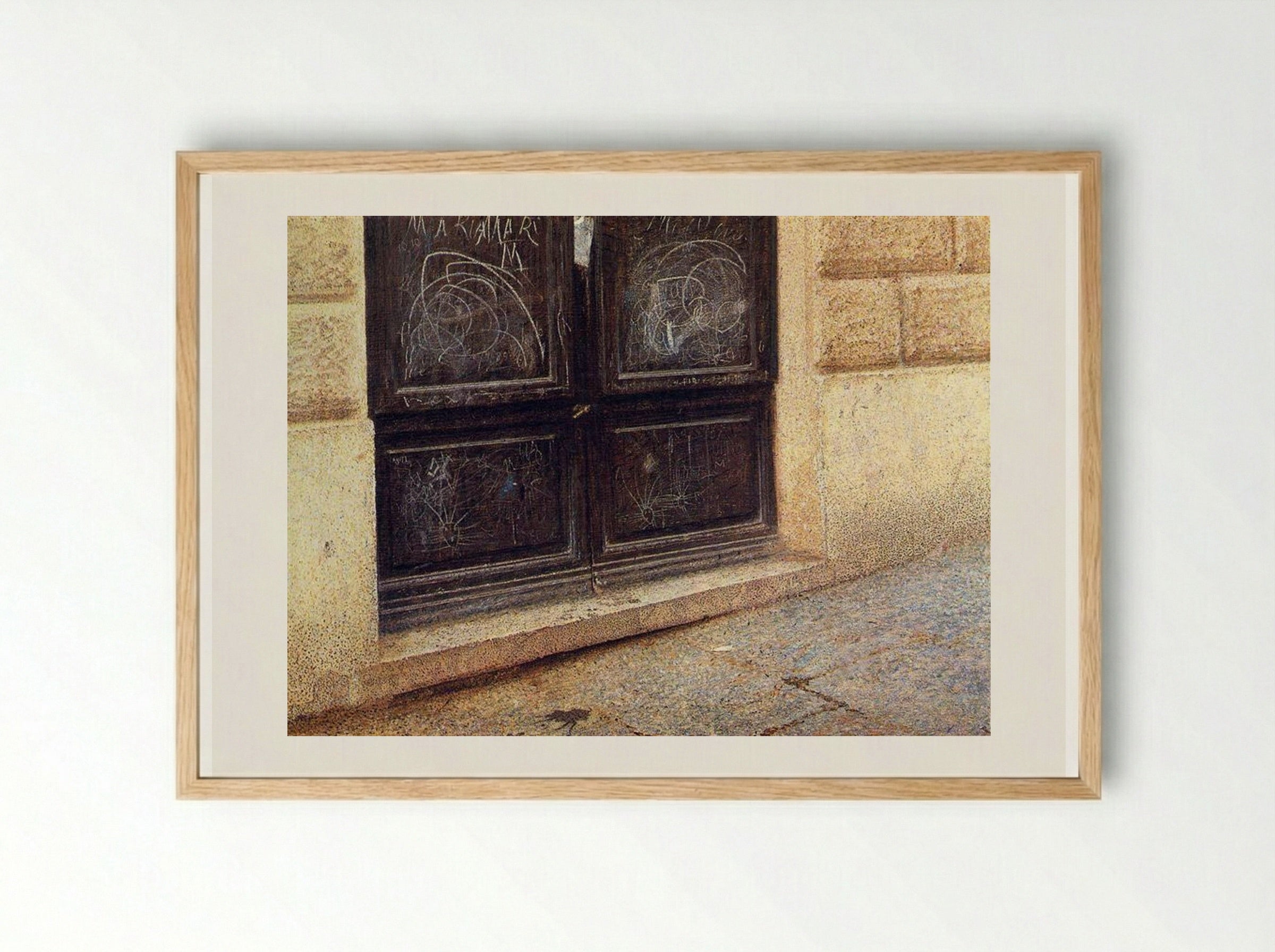 Bankruptcy - Giacomo Balla - Framed Print Wood