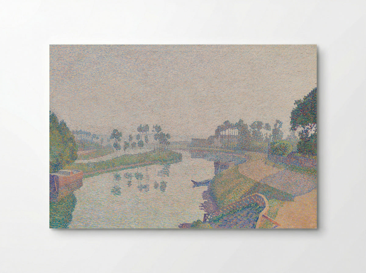 Banks of the Oise at Dawn - Louis Hayet - Poster