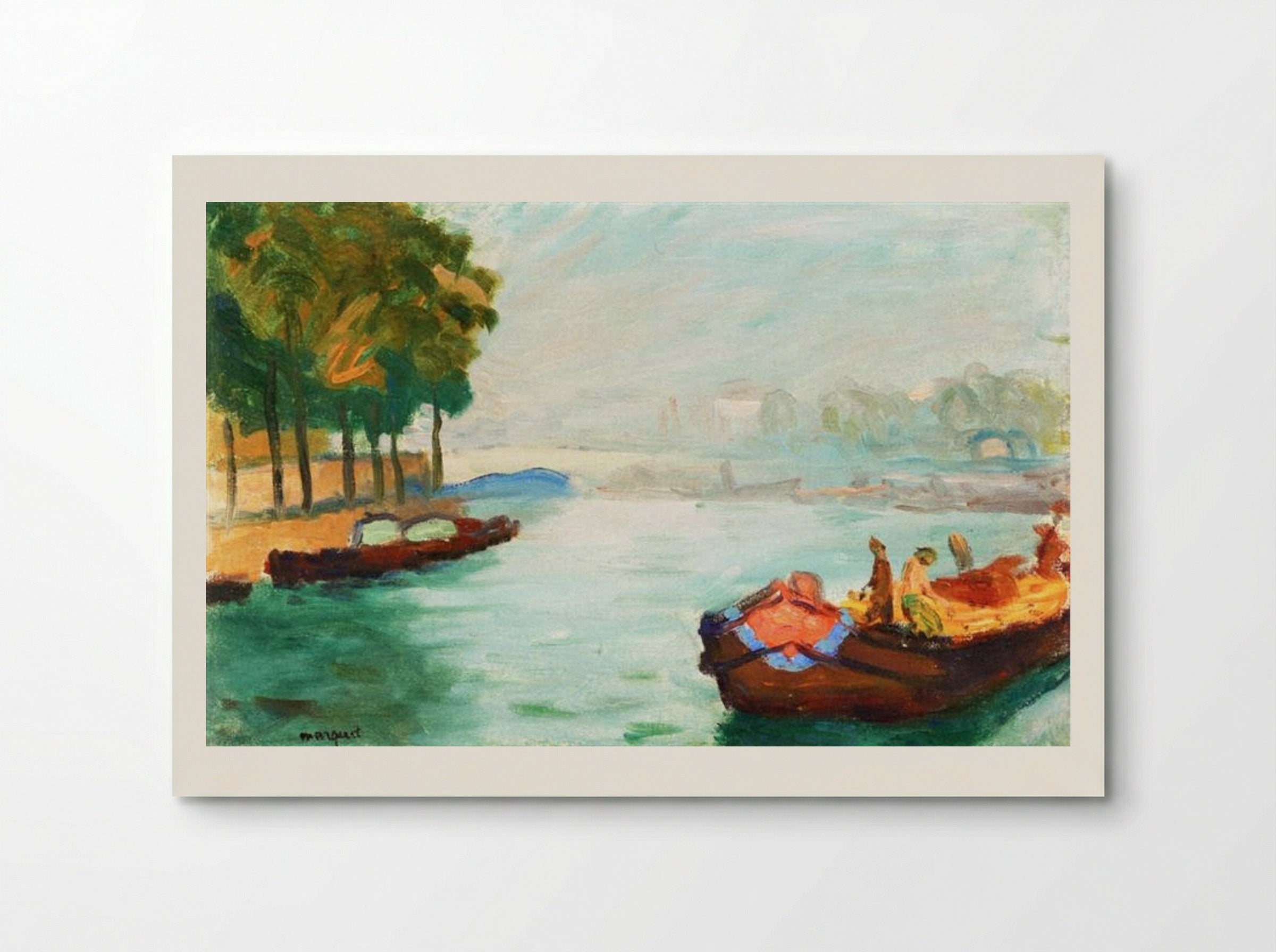 Banks of the Seine, Paris - Albert Marquet - Poster