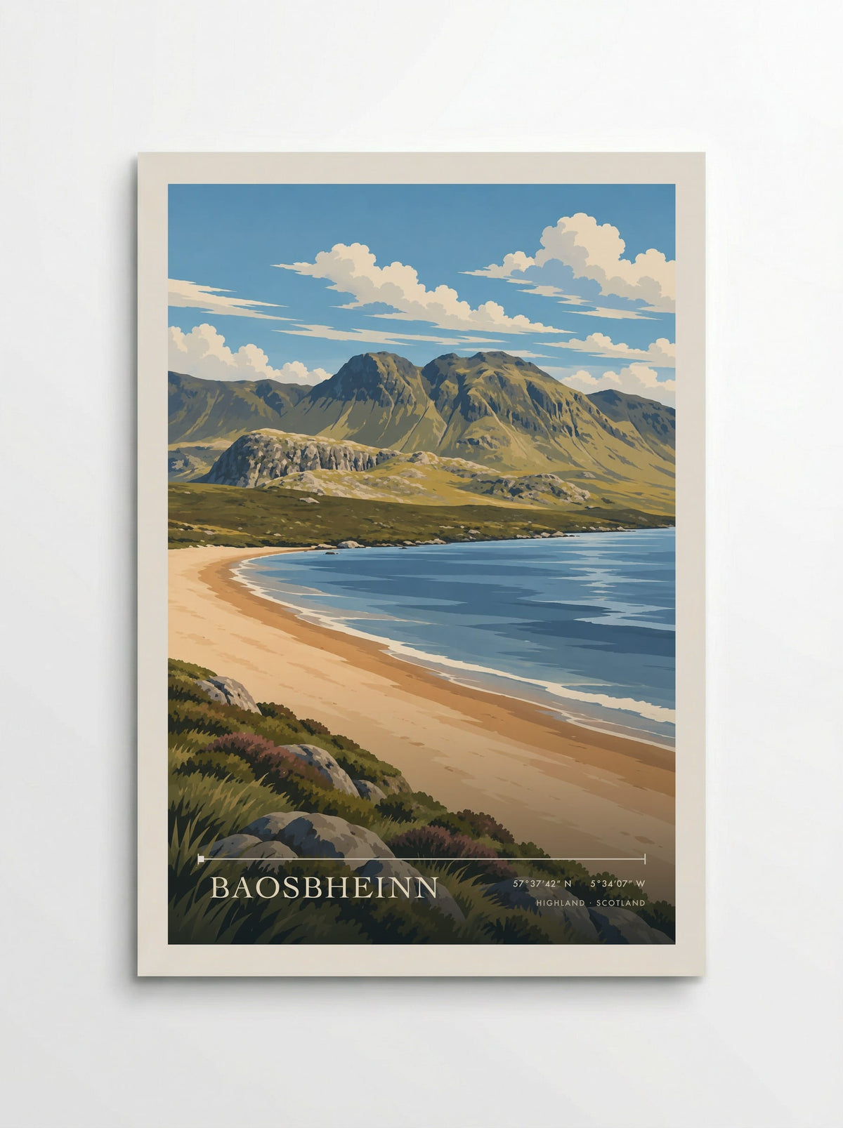 Baosbheinn, Highland | Travel Poster - Poster