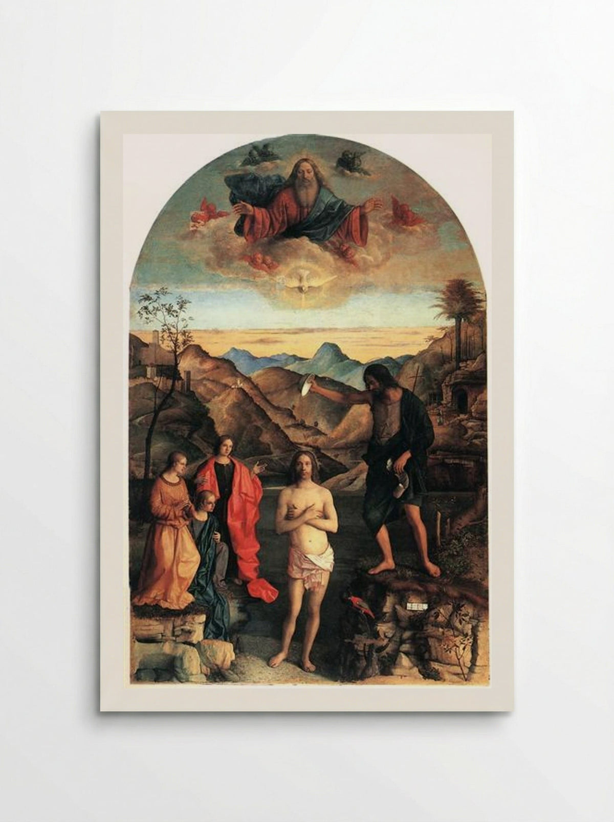 Baptism of Christ - Giovanni Bellini - Poster