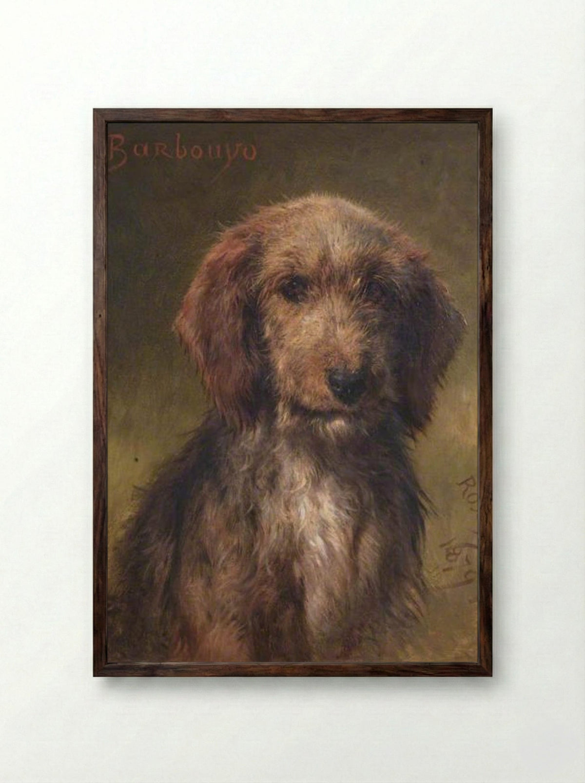 Barbouyo - Rosa Bonheur - Framed Print Dark Wood