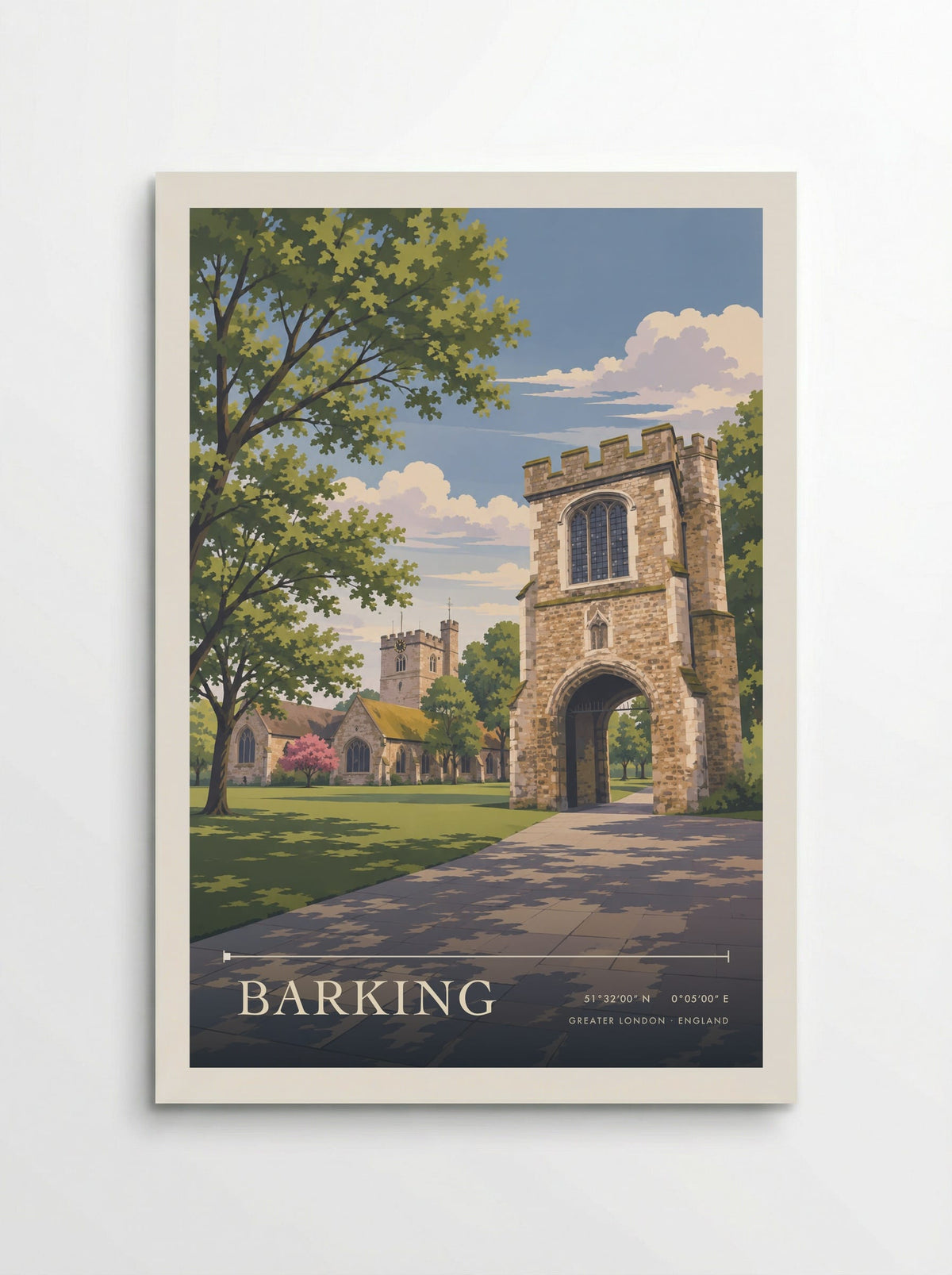 Barking, Greater London | Travel Poster - Poster