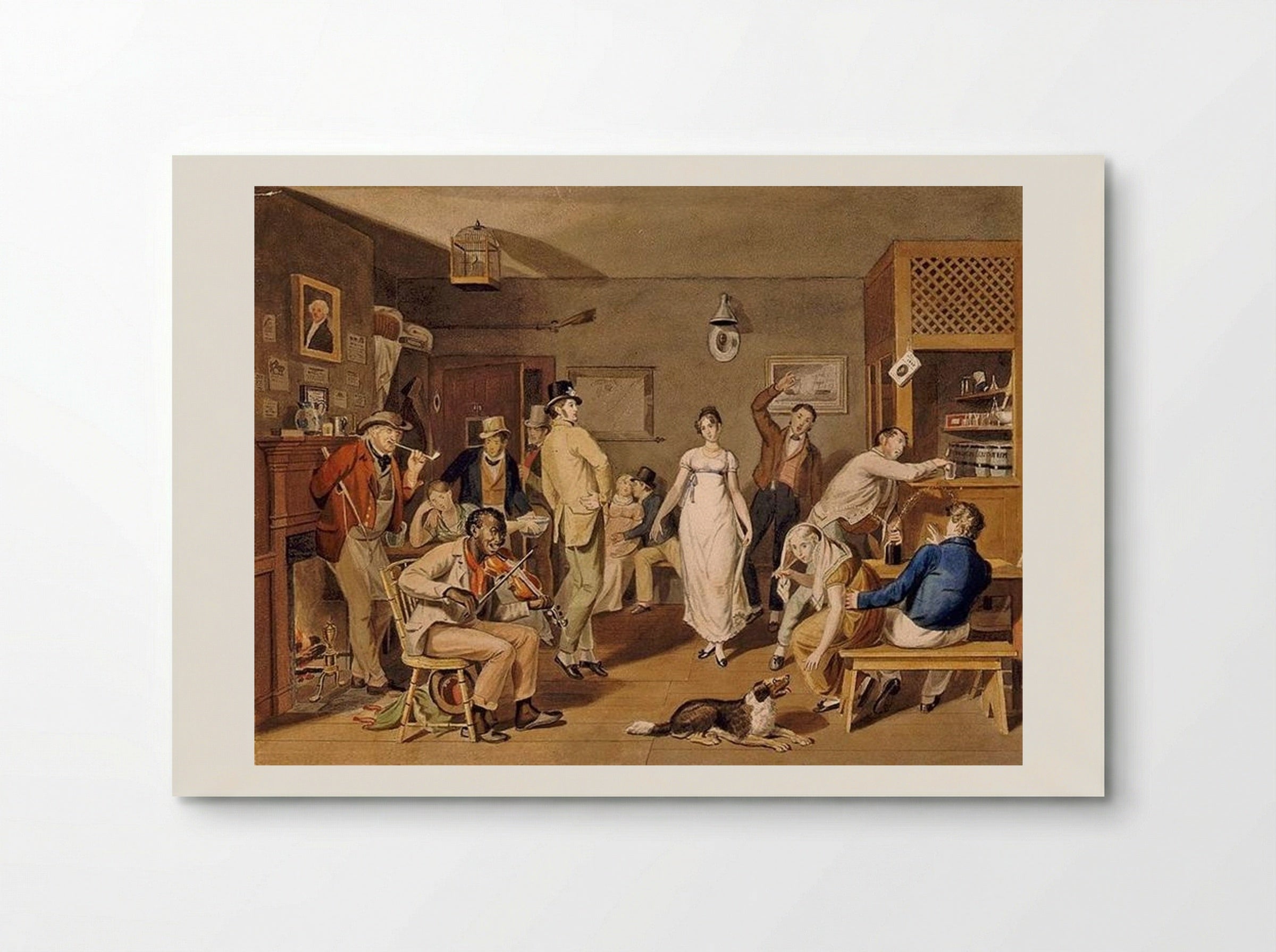 Barroom Dancing - John Lewis Krimmel - Poster