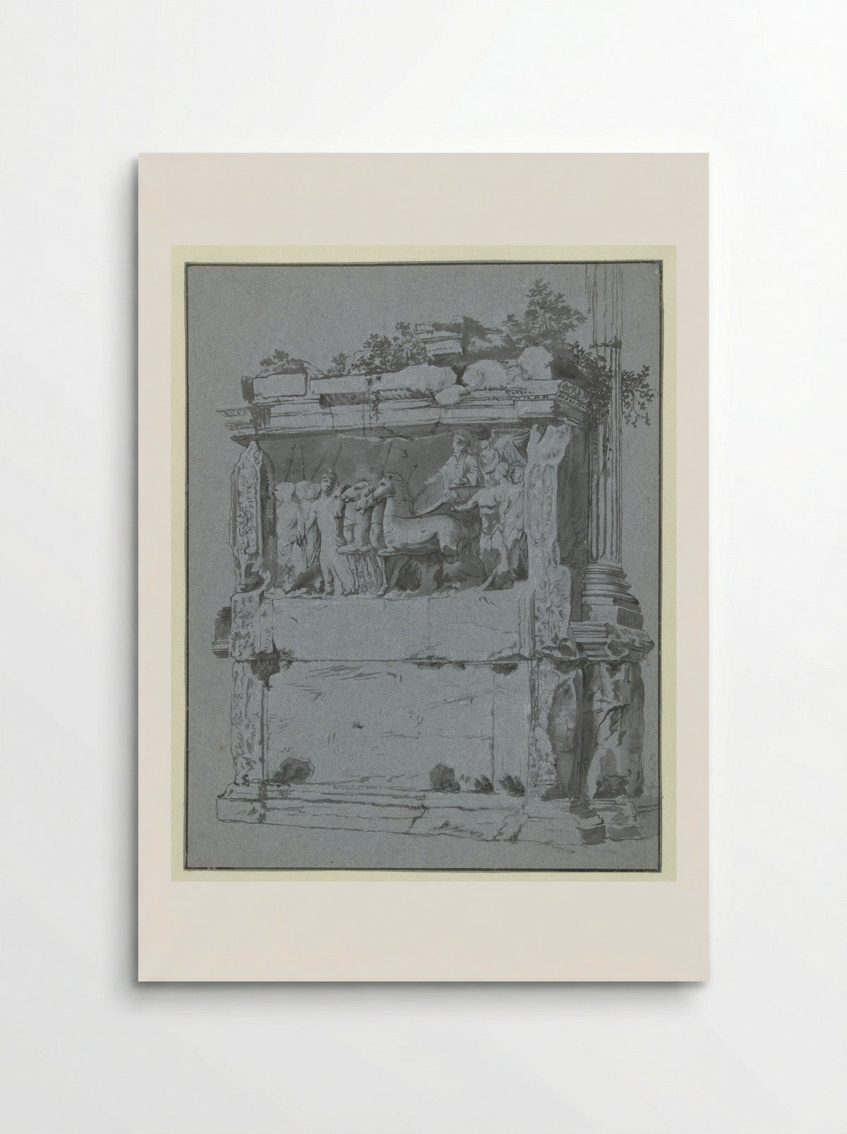 Bas-relief of the Arch of Titus - Jan Wils - Poster