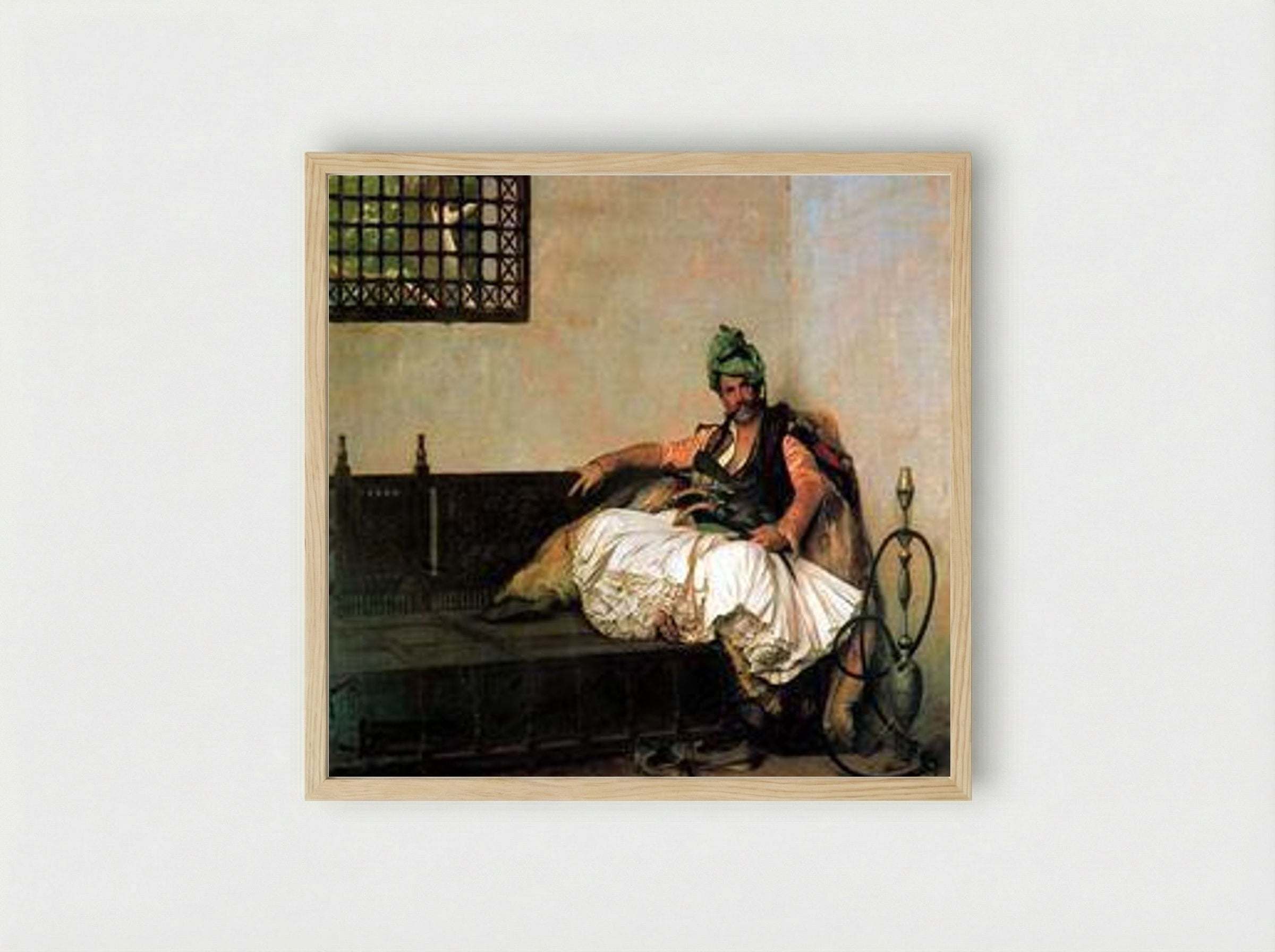 Bashi-Bazouk Chieftain - Jean-Léon Gérôme - Framed Print Wood