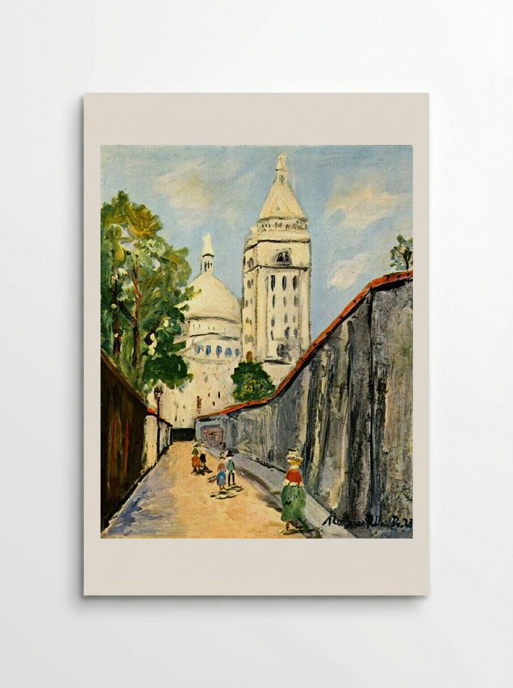 Basilica (Maurice Utrillo) - Maurice Utrillo - Poster