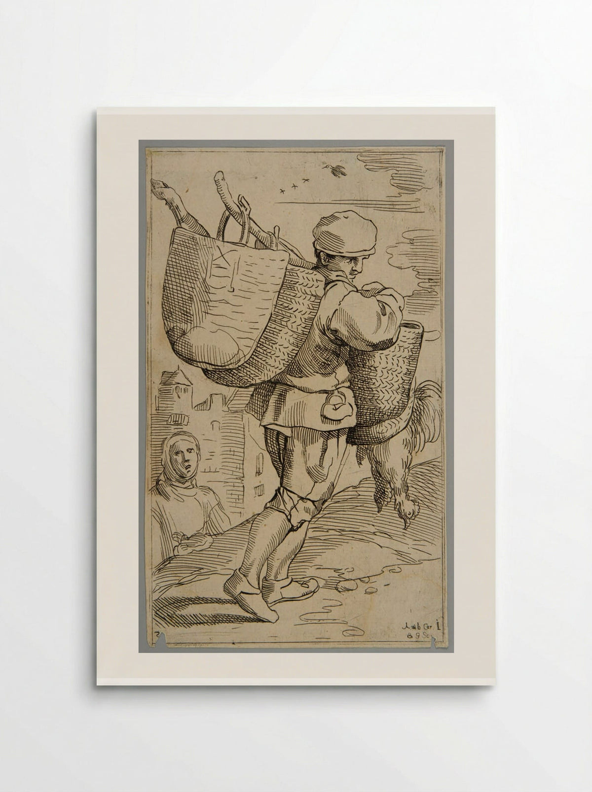 Baskets for Sale!, plate 22 - Simon Guillain - Poster