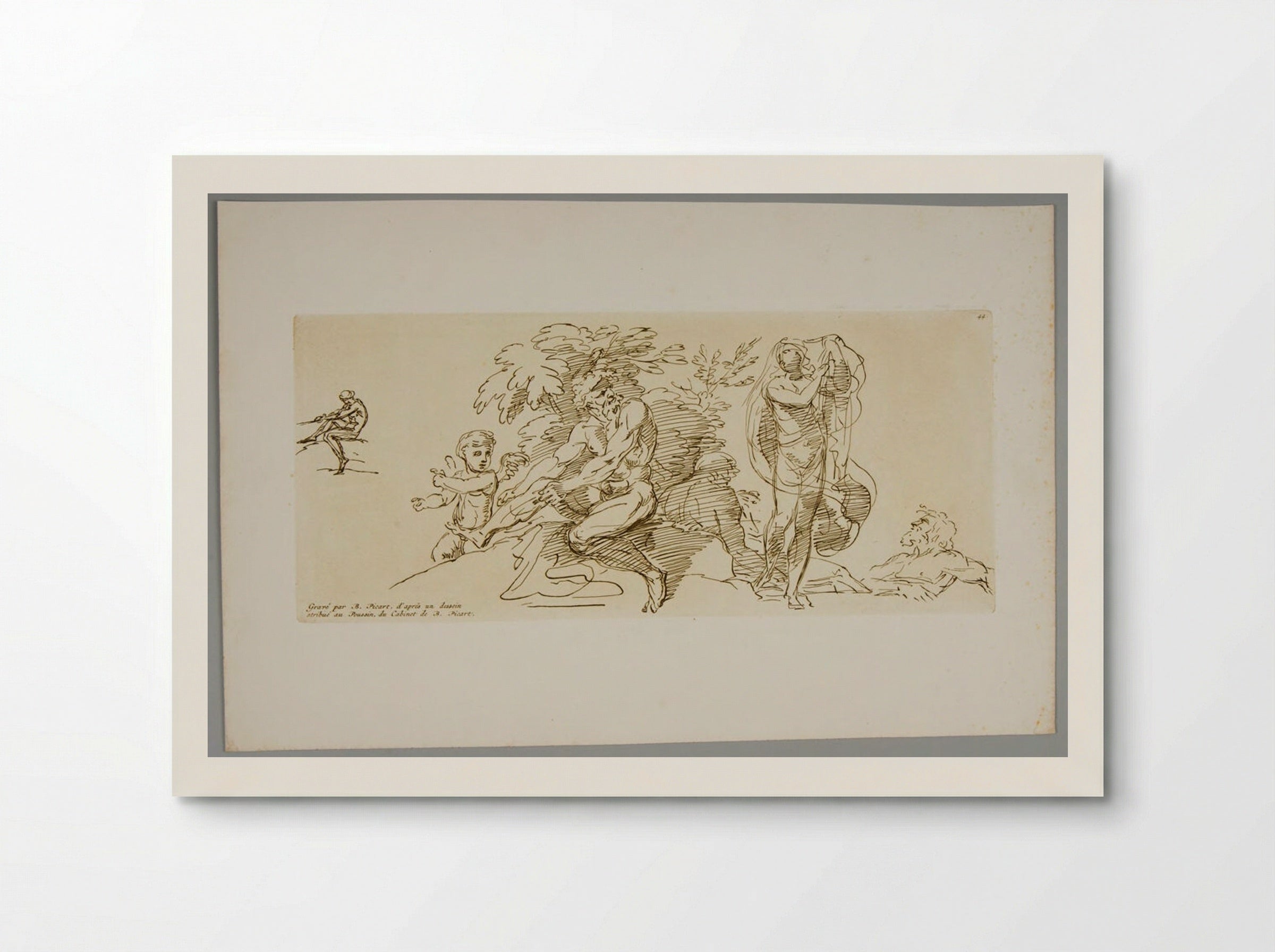 Bathers (After Poussin) - Bernard Picart - Poster