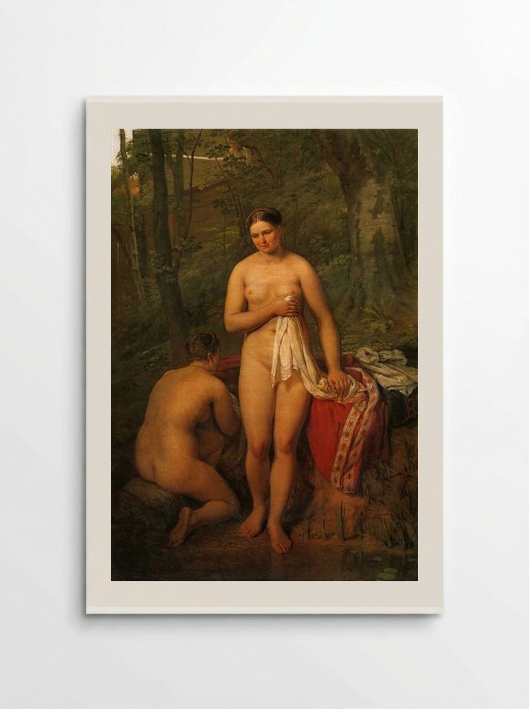 Bathers - Alexey Venetsianov - Poster