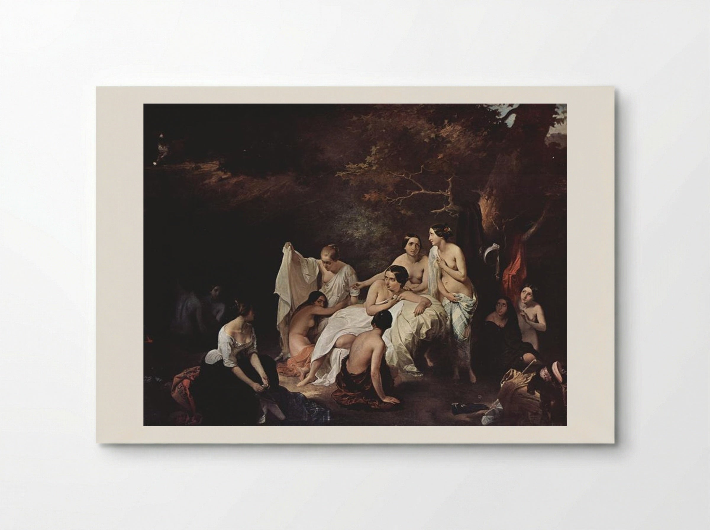 Bathing Nymphs - Francesco Hayez - Poster