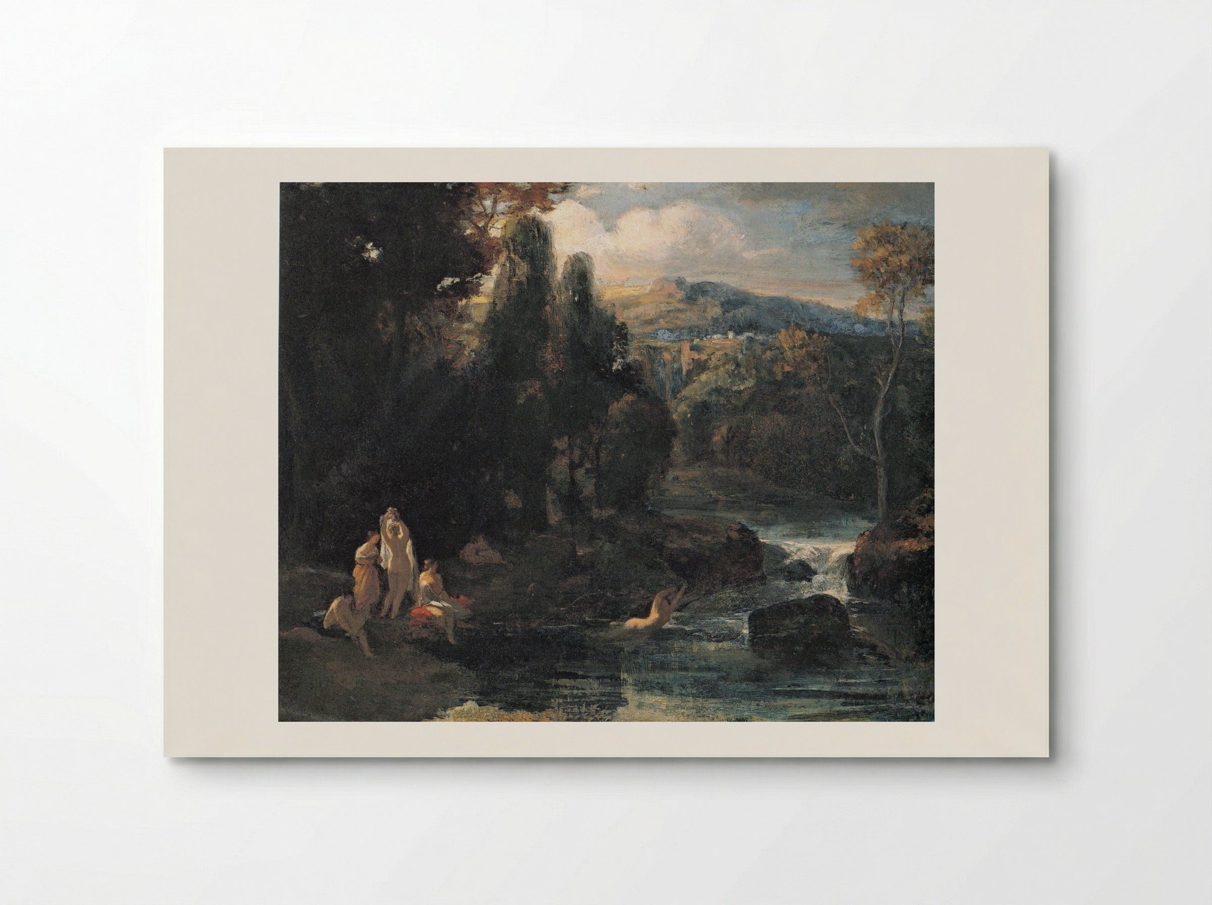 Bathing Nymphs - Carl Spitzweg - Poster