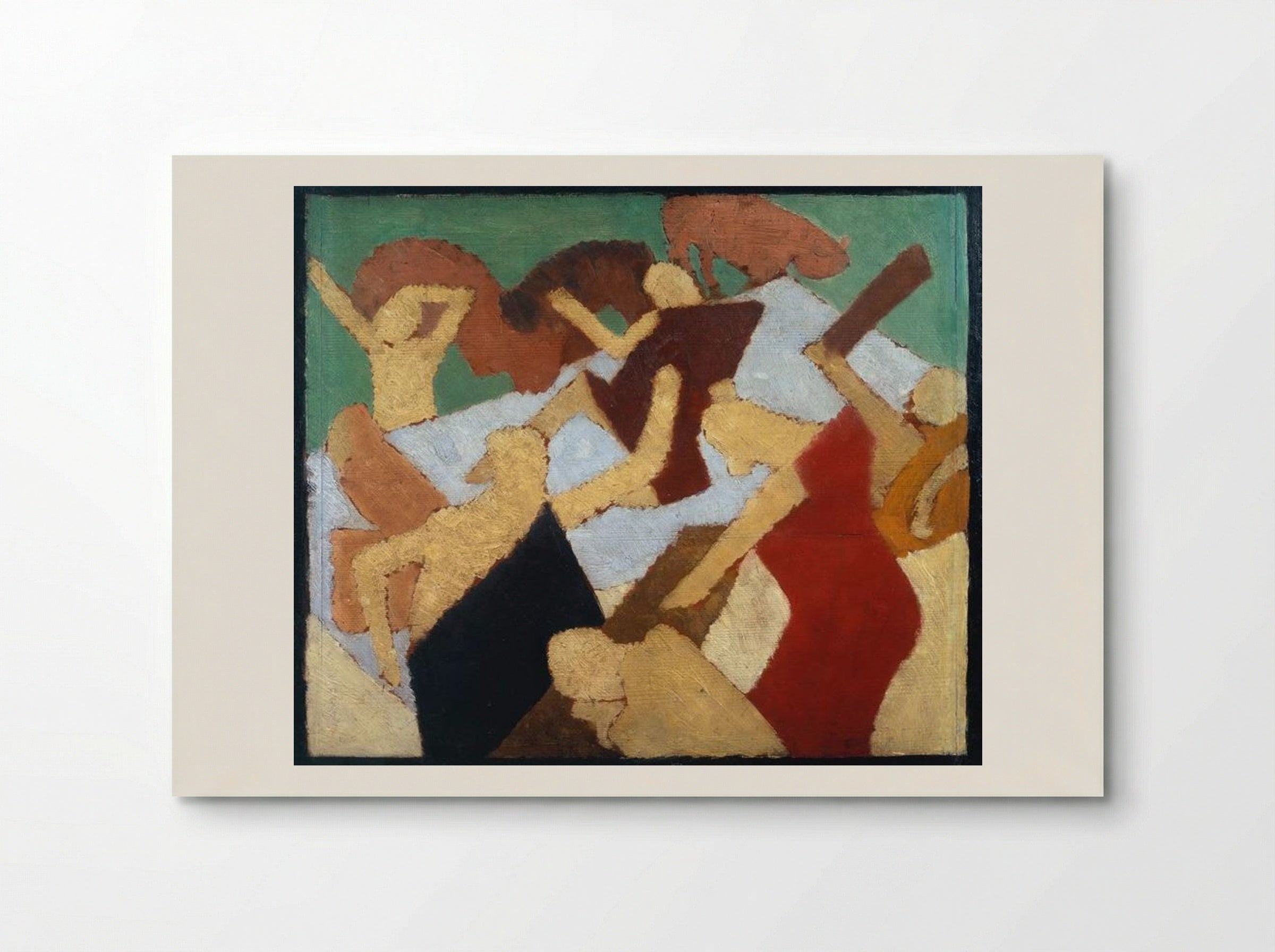Bathing Scene - David Bomberg - Poster