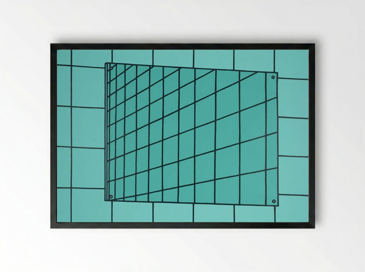 Bathroom Mirror - Patrick Caulfield - Framed Print Black