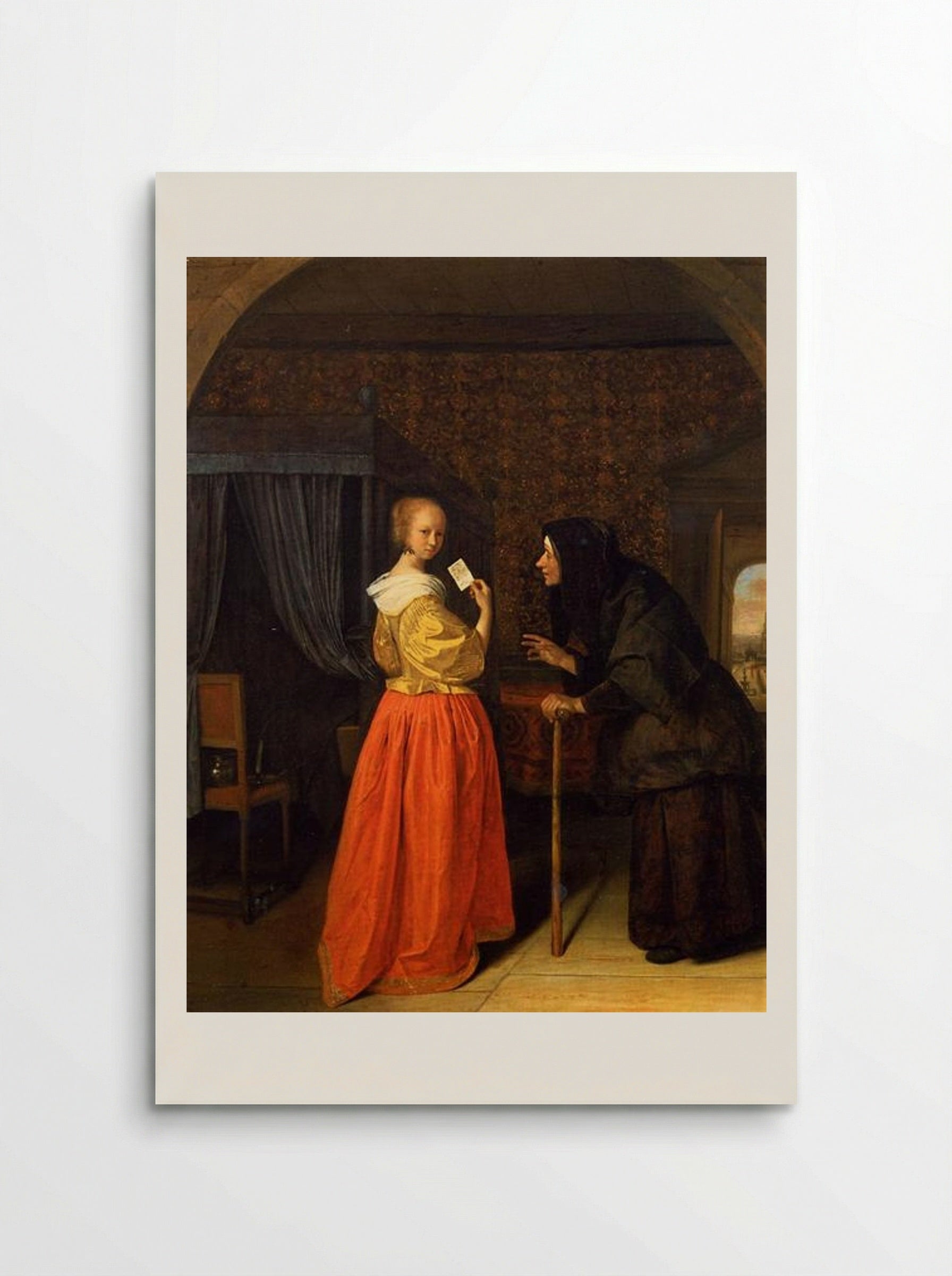 Bathsheba Receiving David's Letter - Jan Steen - Poster
