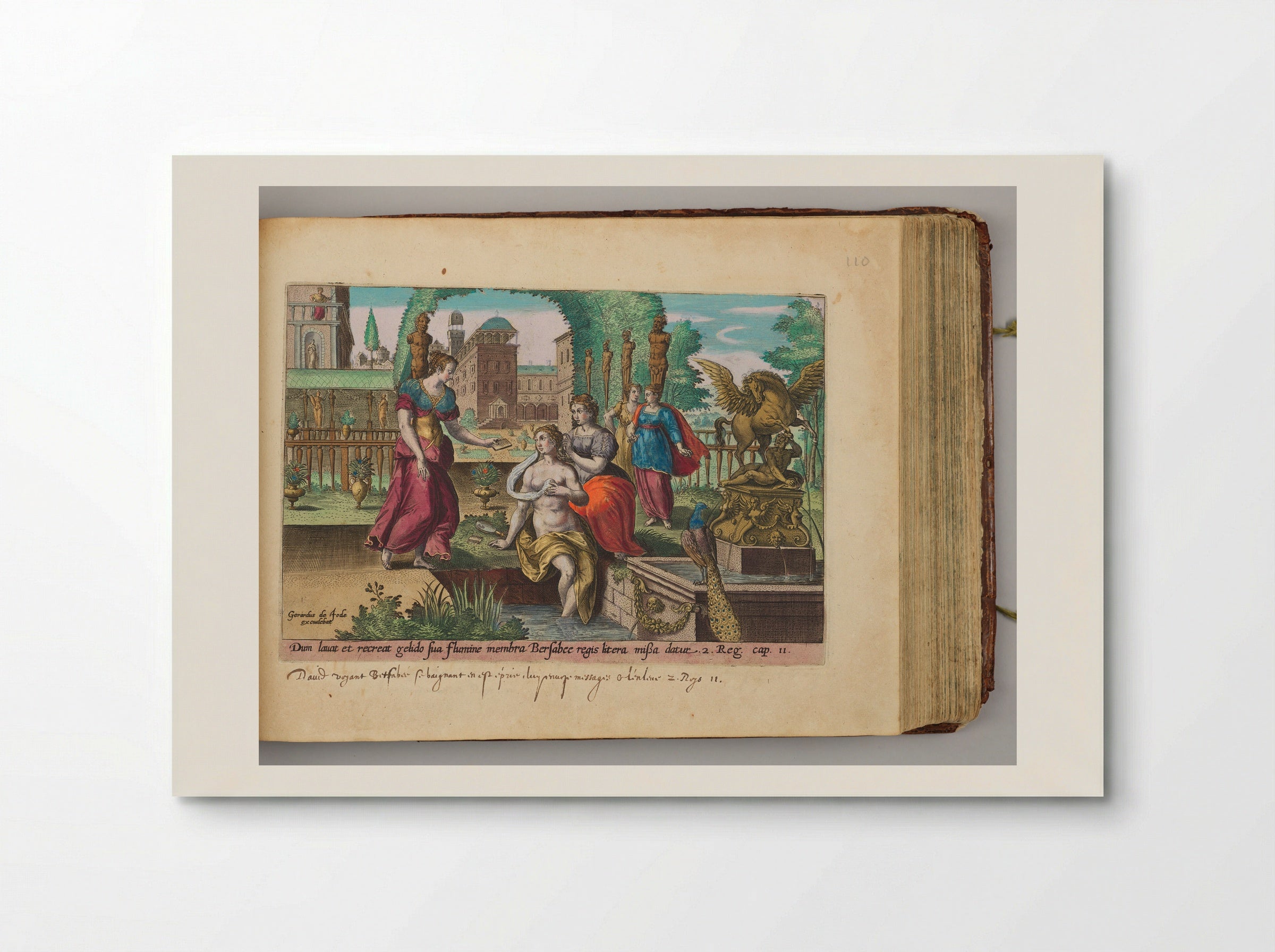 Bathsheba Receiving David's Letter - Adriaen Collaert - Poster