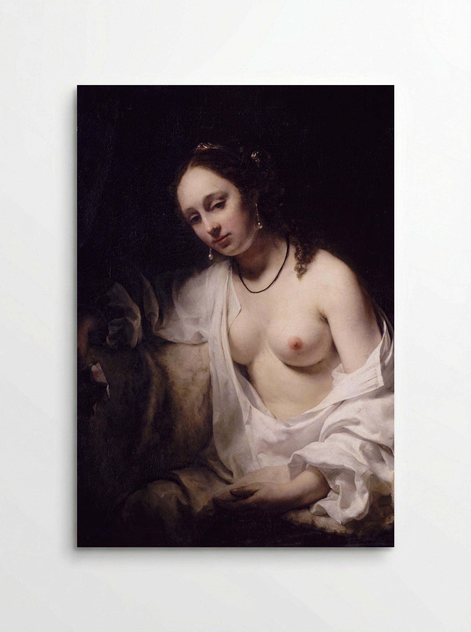 Bathsheba with King David's Letter - Willem Drost - Poster
