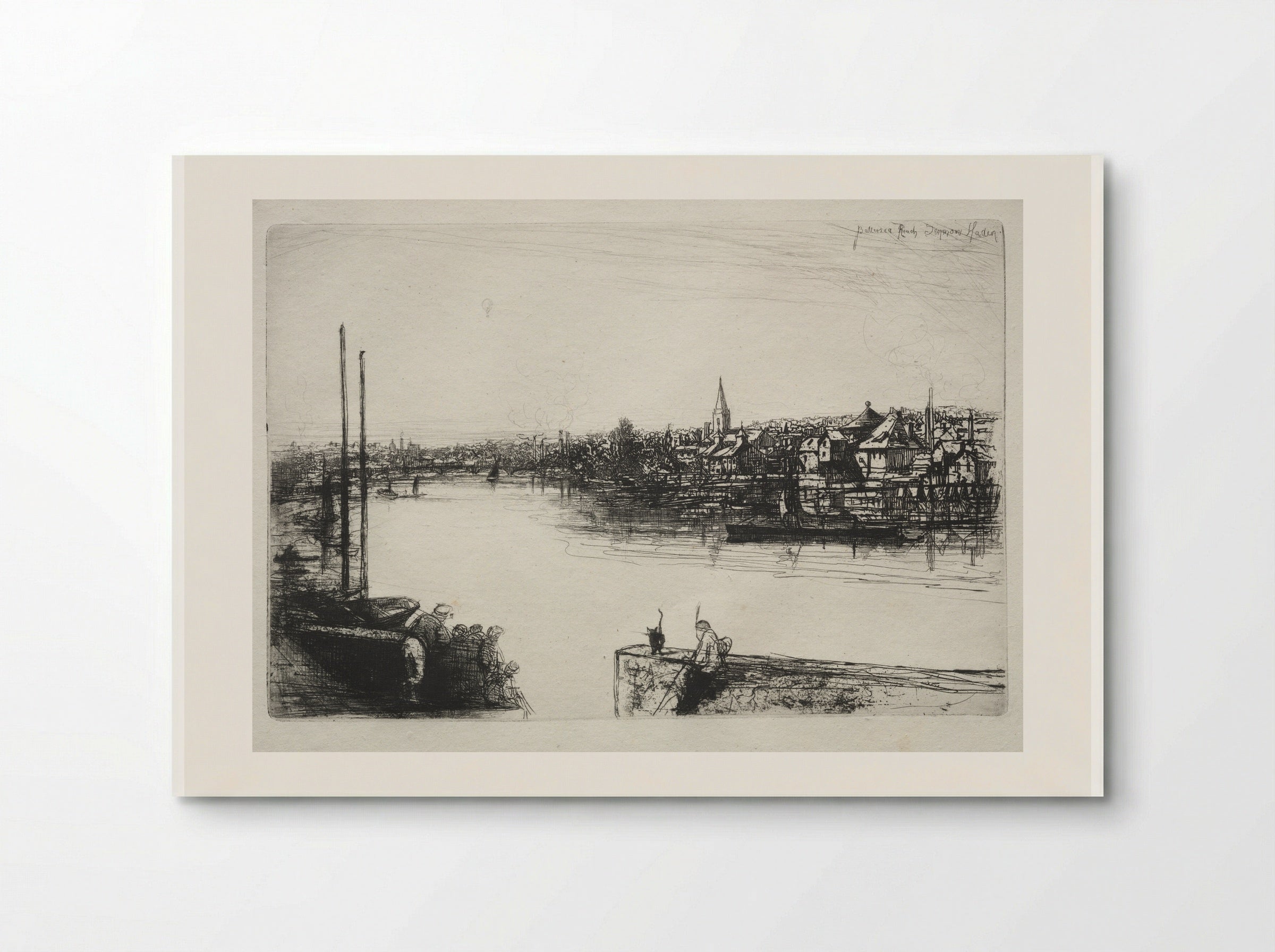 Battersea Reach - Francis Seymour Haden - Poster