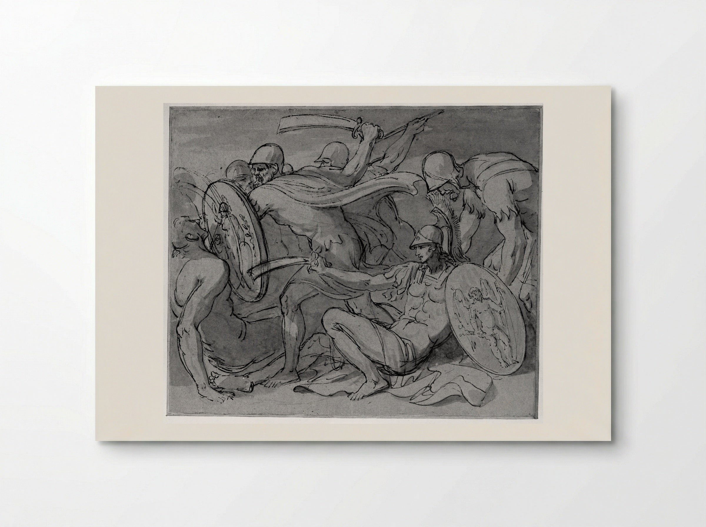 Battle Scene - Richard Westall - Poster