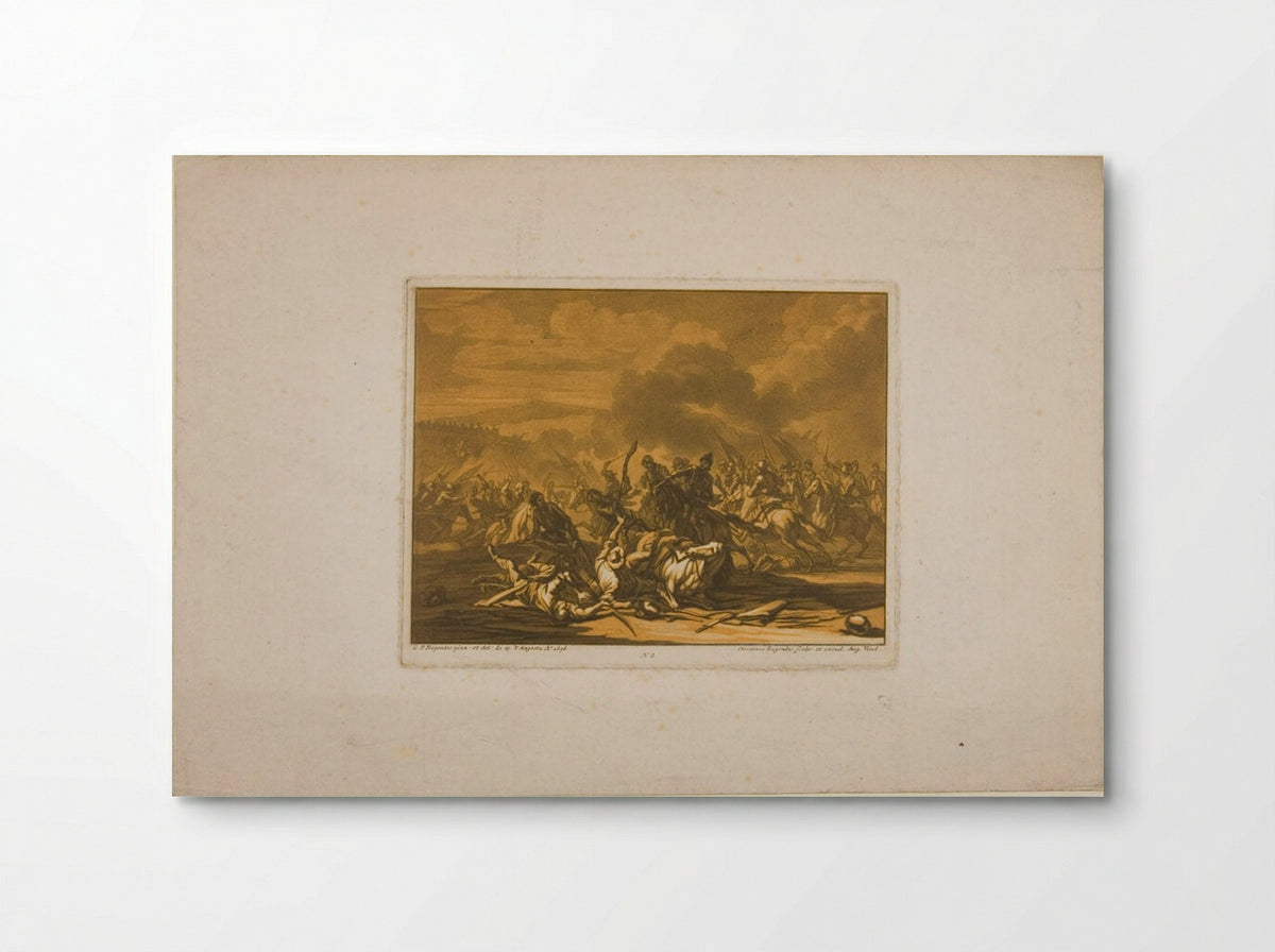Battle Scene - Johann Christian Rugendas - Poster