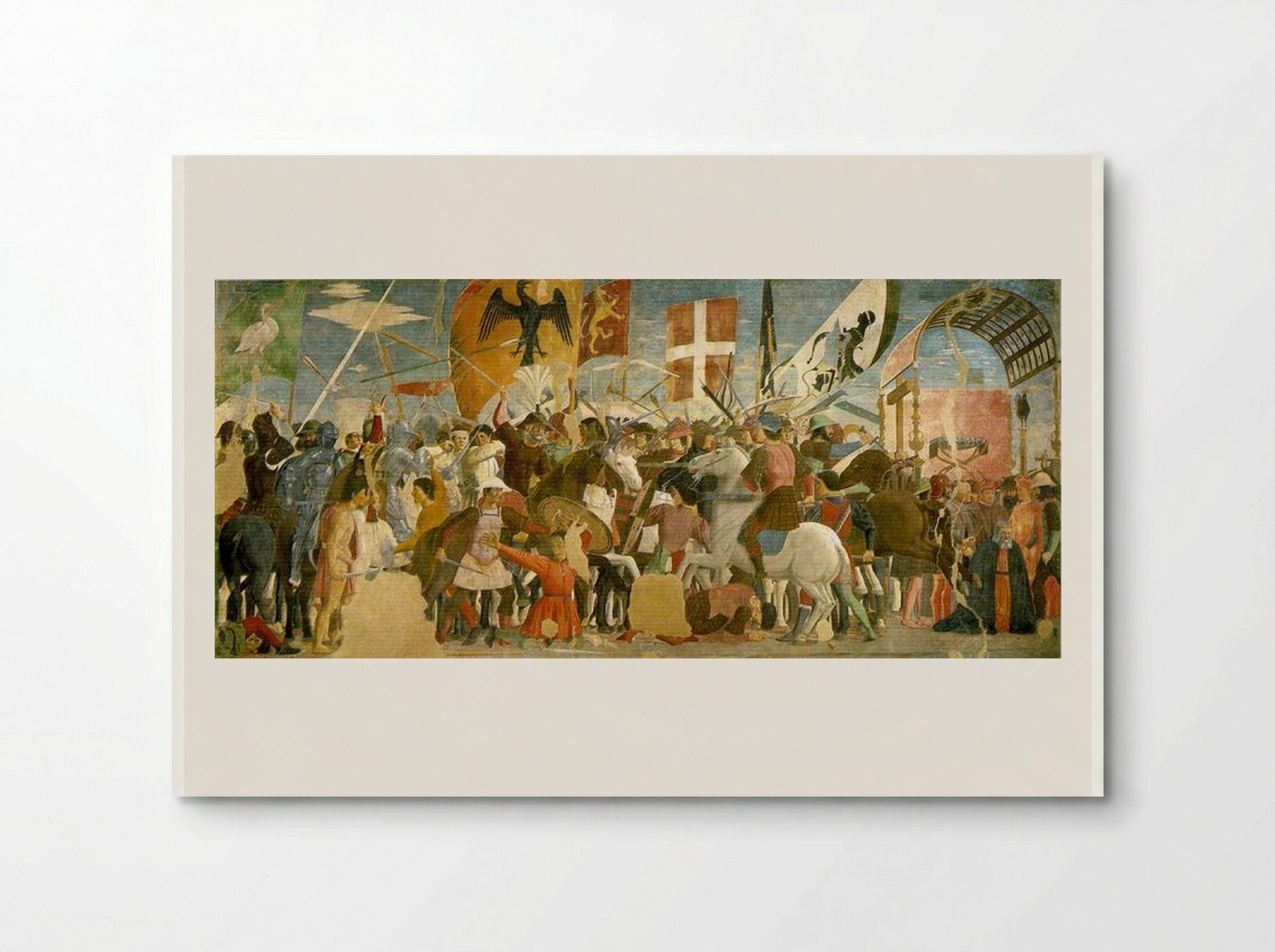 Battle between Heraclius and Chosroes - Piero della Francesca - Poster