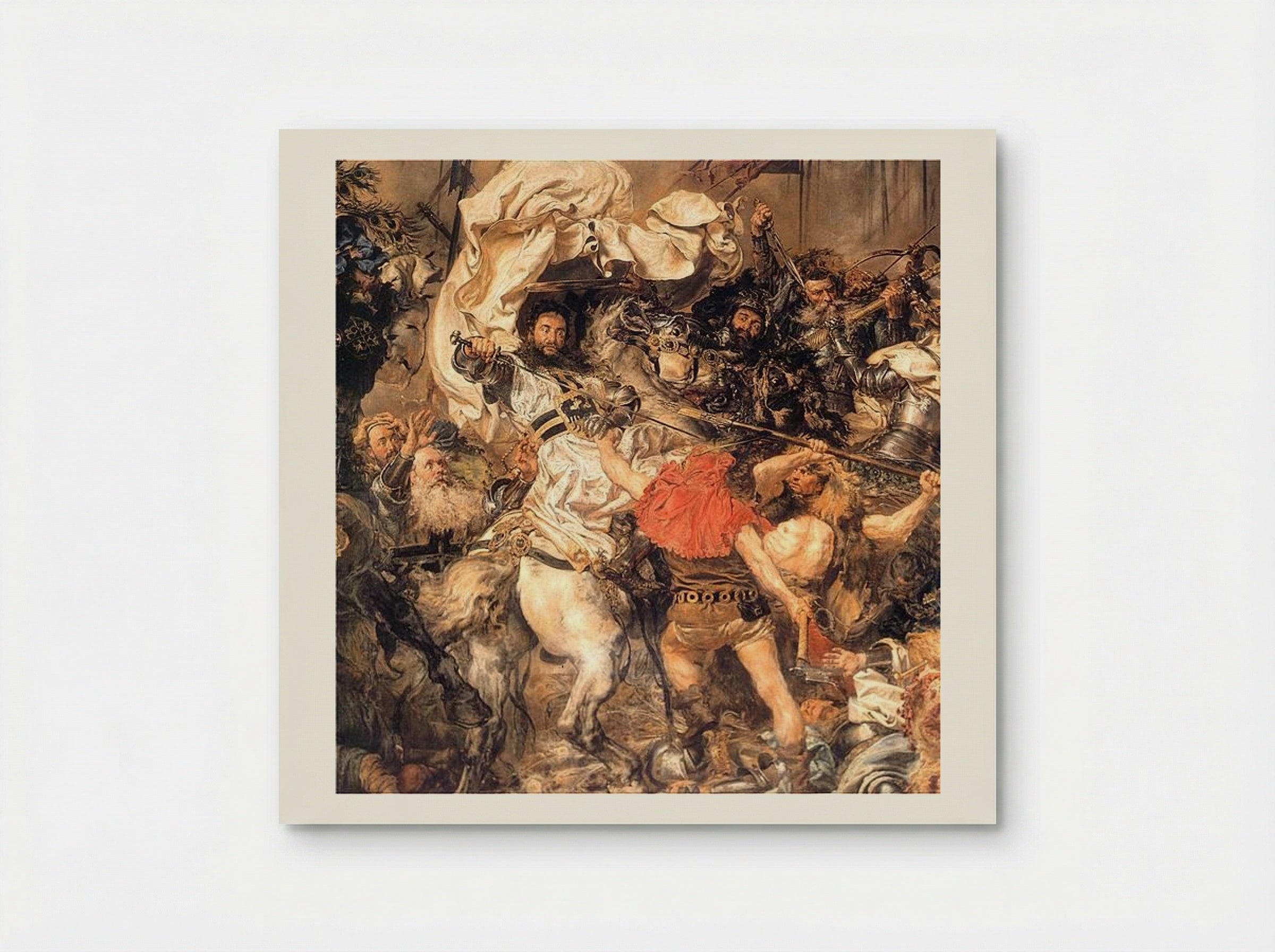 Battle of Grunwald, the Death of the Grand Master Ulrich von Jungingen (Detail) - Jan Matejko - Poster