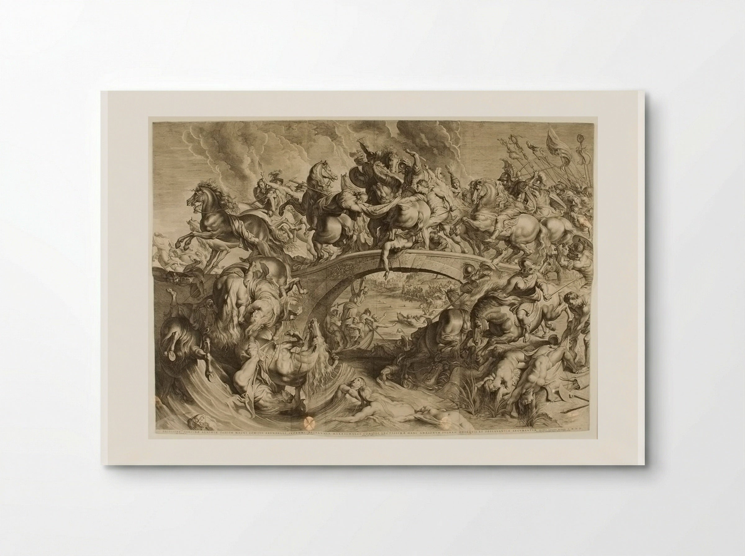 Battle of the Amazons - Lucas Vorsterman I - Poster