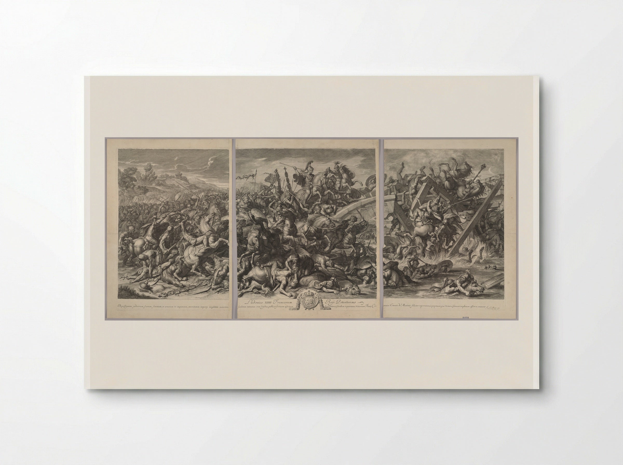Battle of the Milvian Bridge - Gérard Audran - Poster