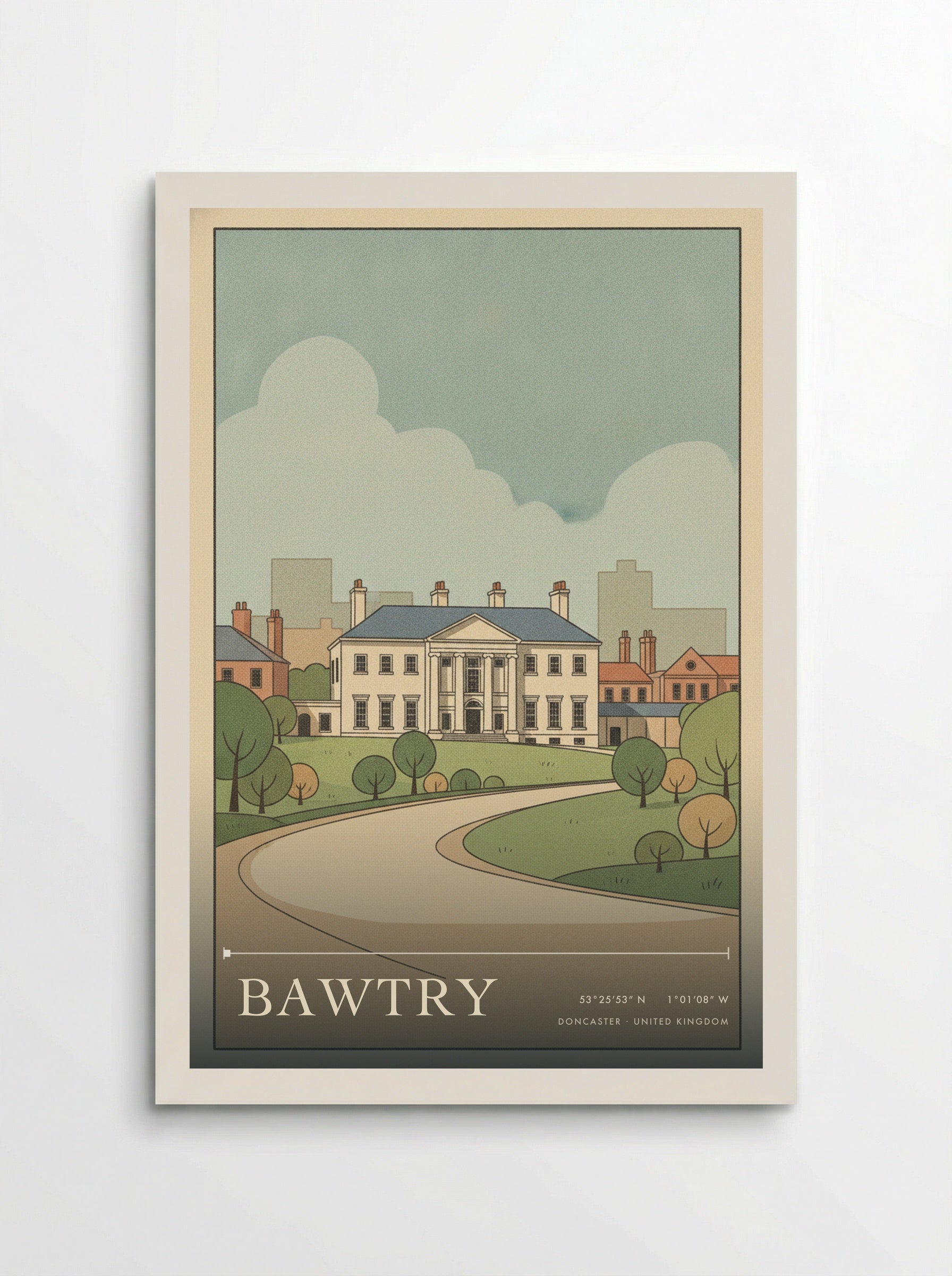 Bawtry Doncaster United Kingdom Travel Poster - Poster