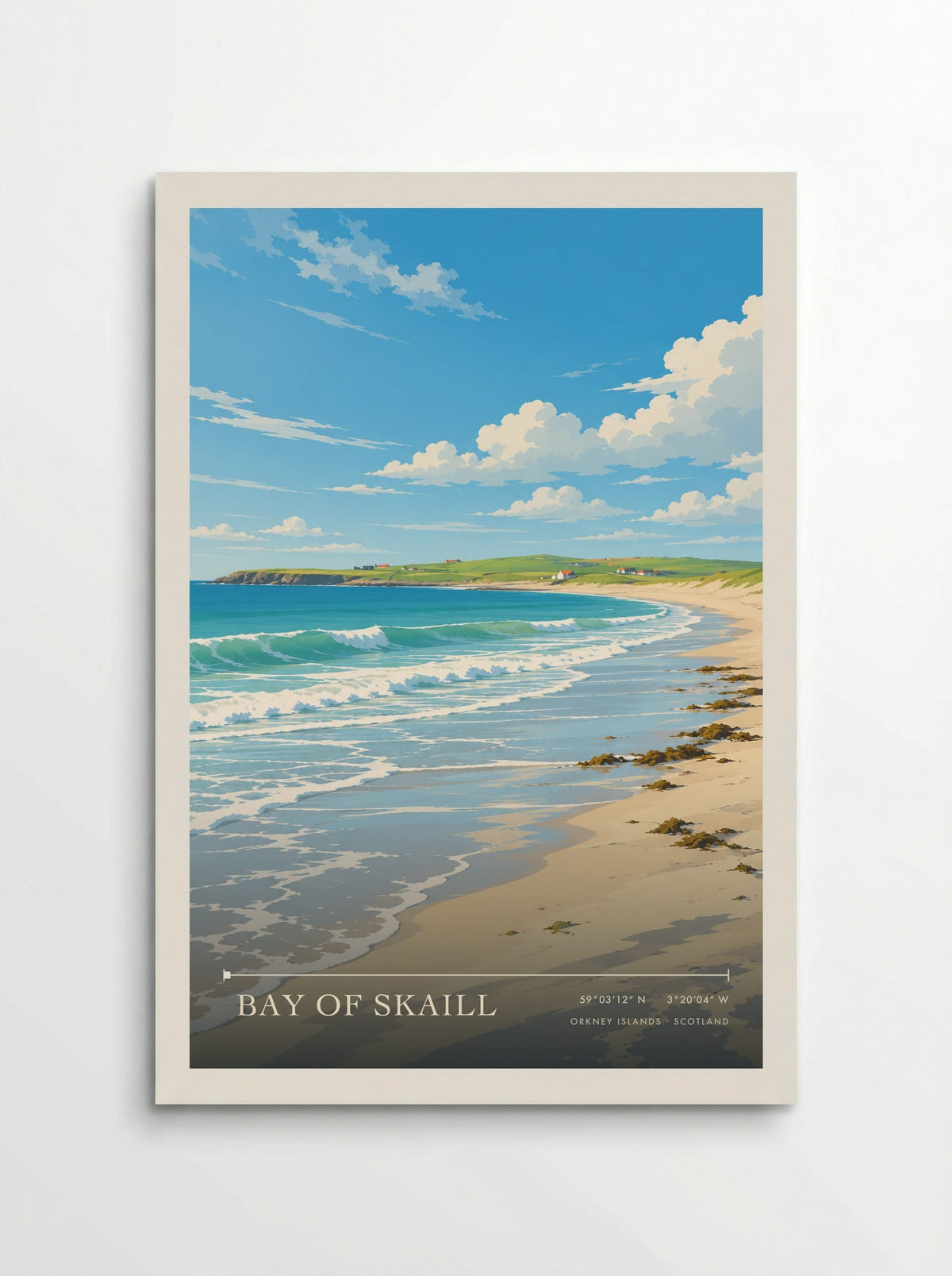 Bay of Skaill, Orkney Islands | Travel Poster - Poster