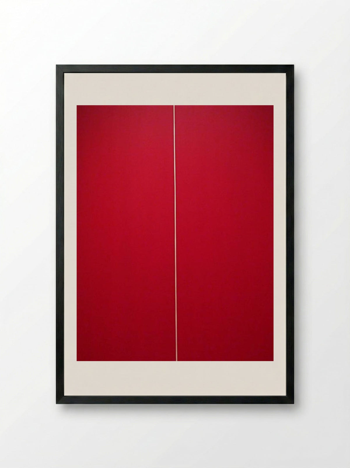Be I - Barnett Newman - Framed Print Black