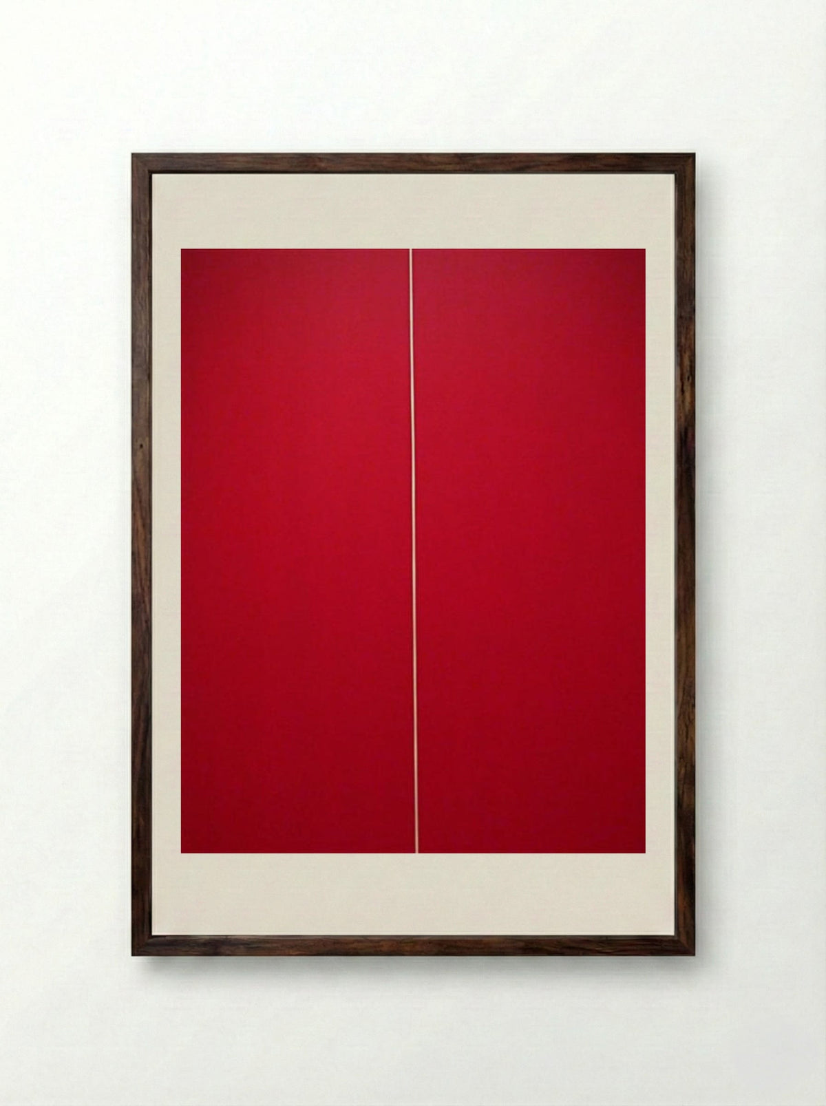 Be I - Barnett Newman - Framed Print Dark Wood