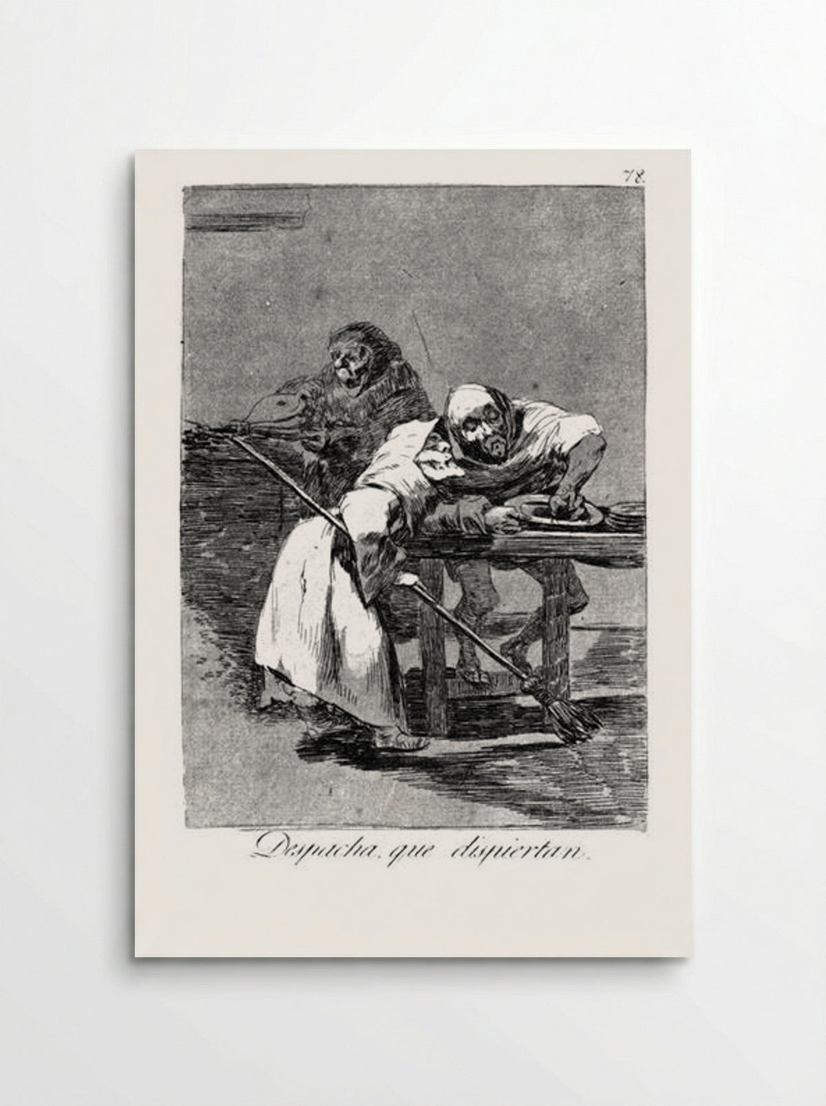 Be quick, they are waking up - Francisco Goya - Poster