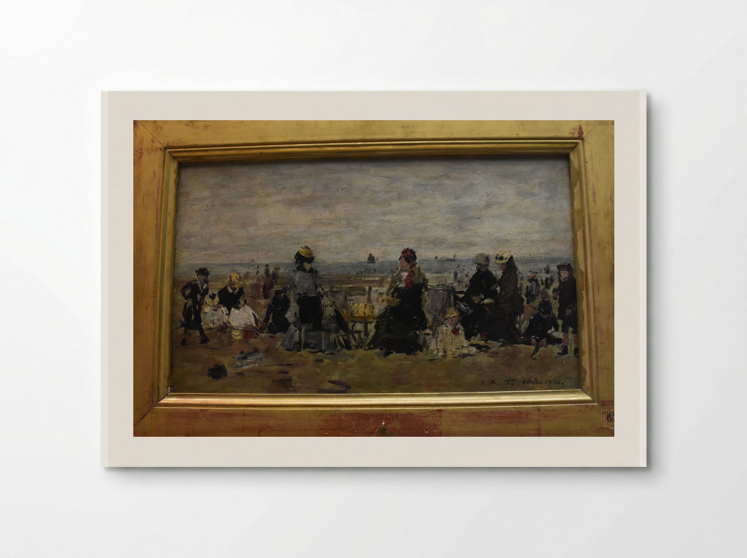 Beach Scene - Eugène Boudin - Poster