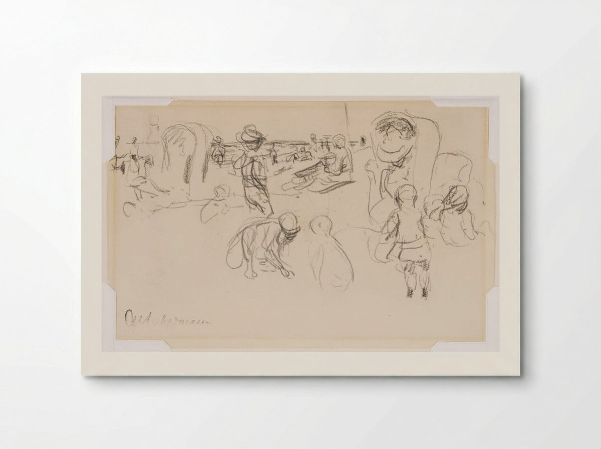 Beach Scene - Max Liebermann - Poster