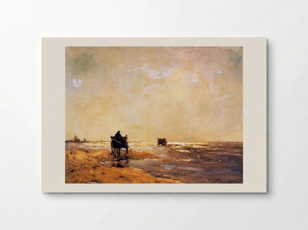 Beach View - Johan Hendrik Weissenbruch - Poster