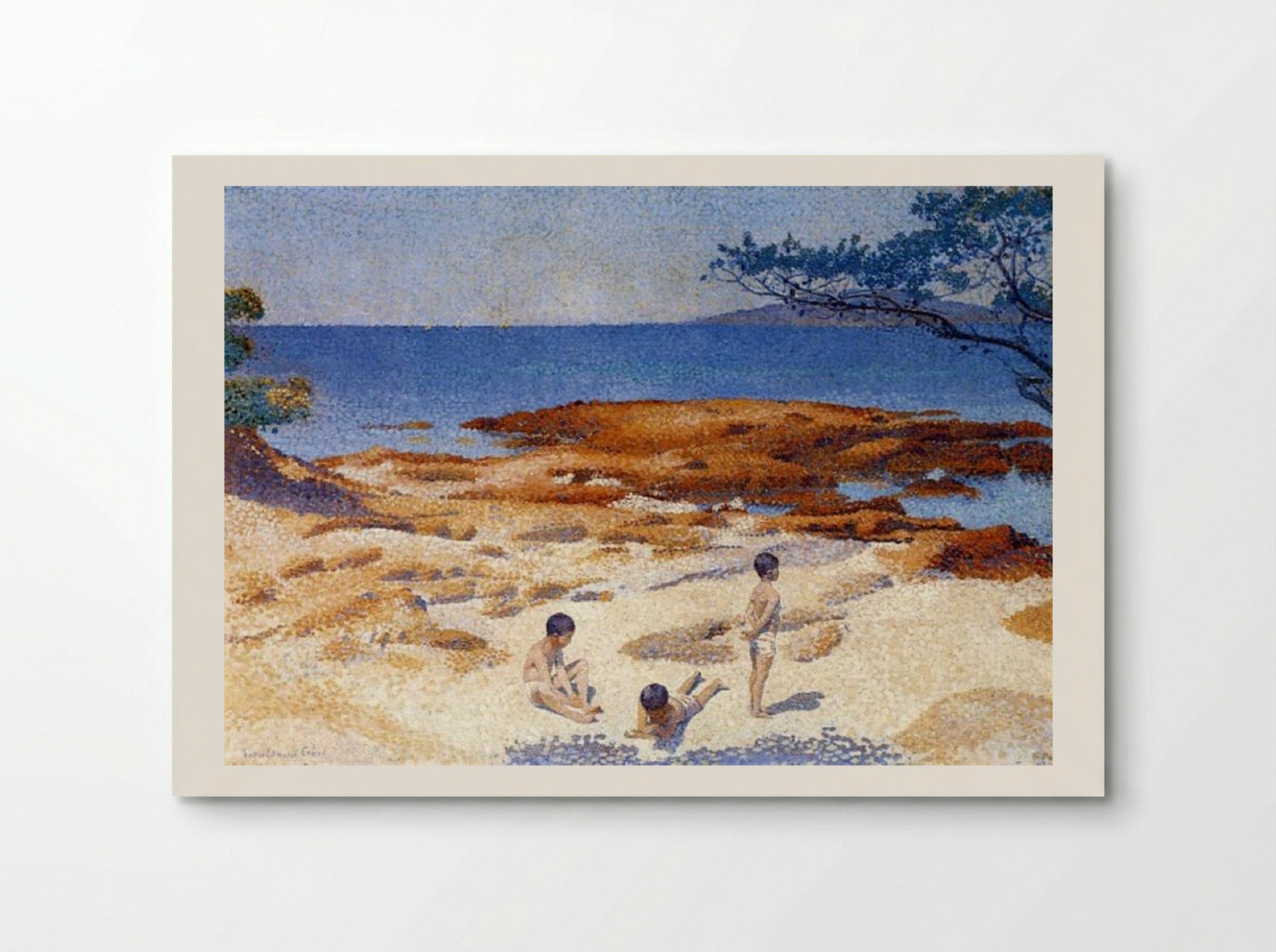 Beach at Cabasson - Henri-Edmond Cross - Poster