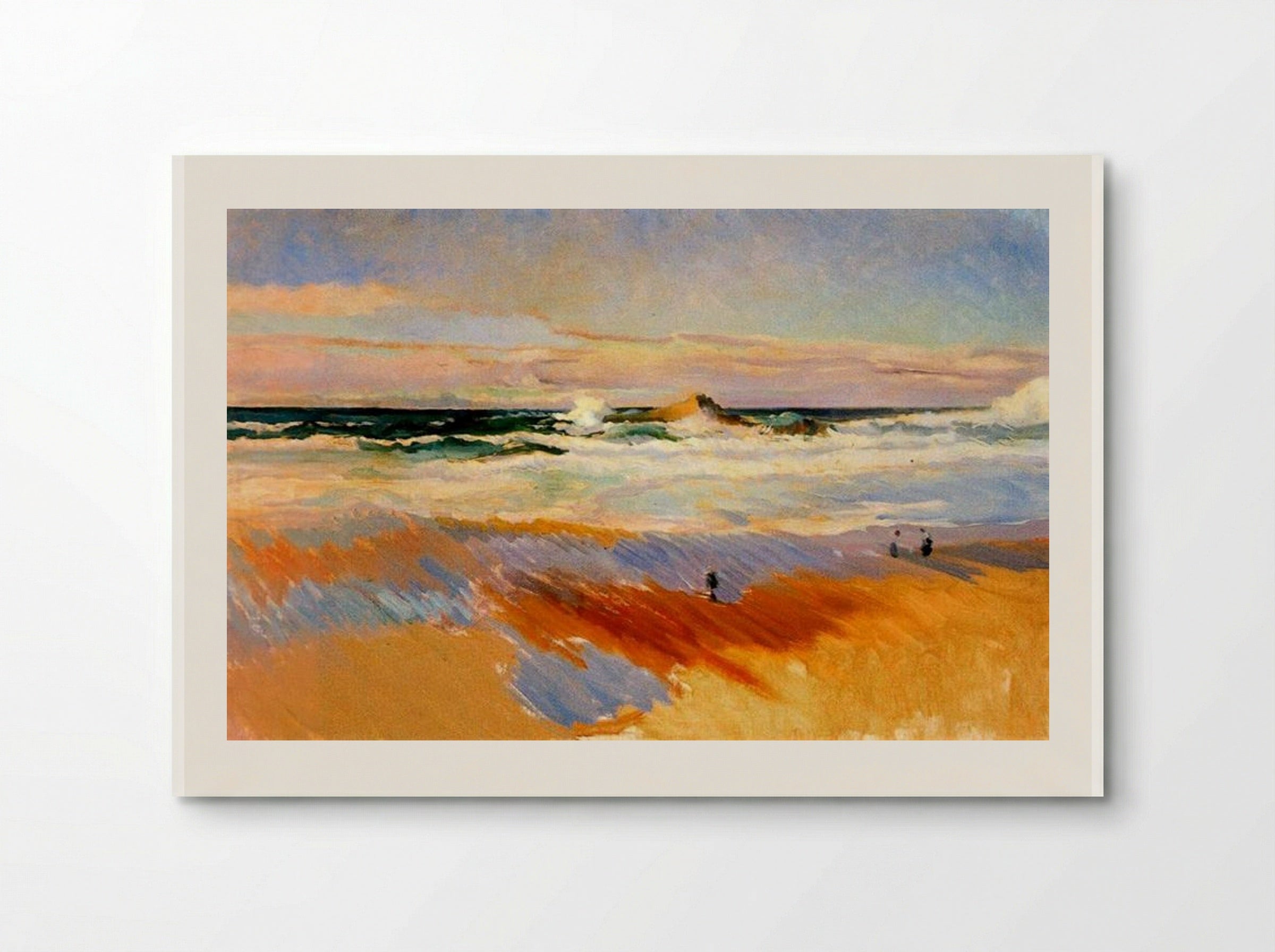 Beach of Biarritz, France - Joaquín Sorolla - Poster