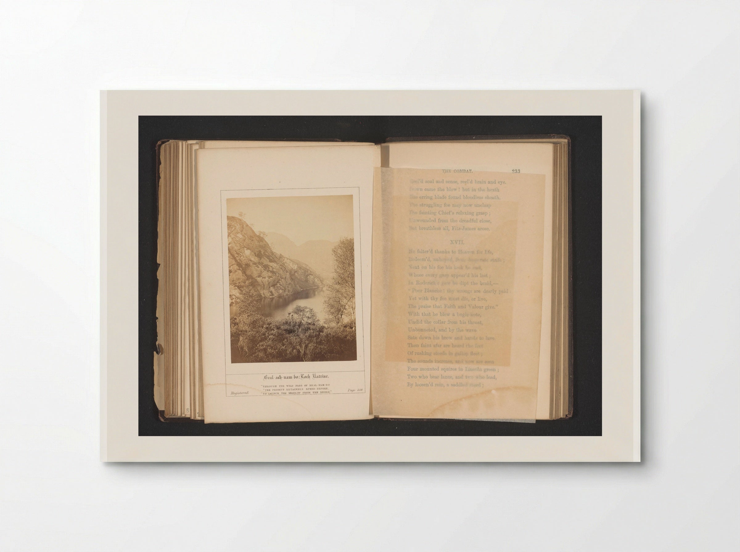 Bealach nam Bò: Loch Katrine - George Washington Wilson - Poster