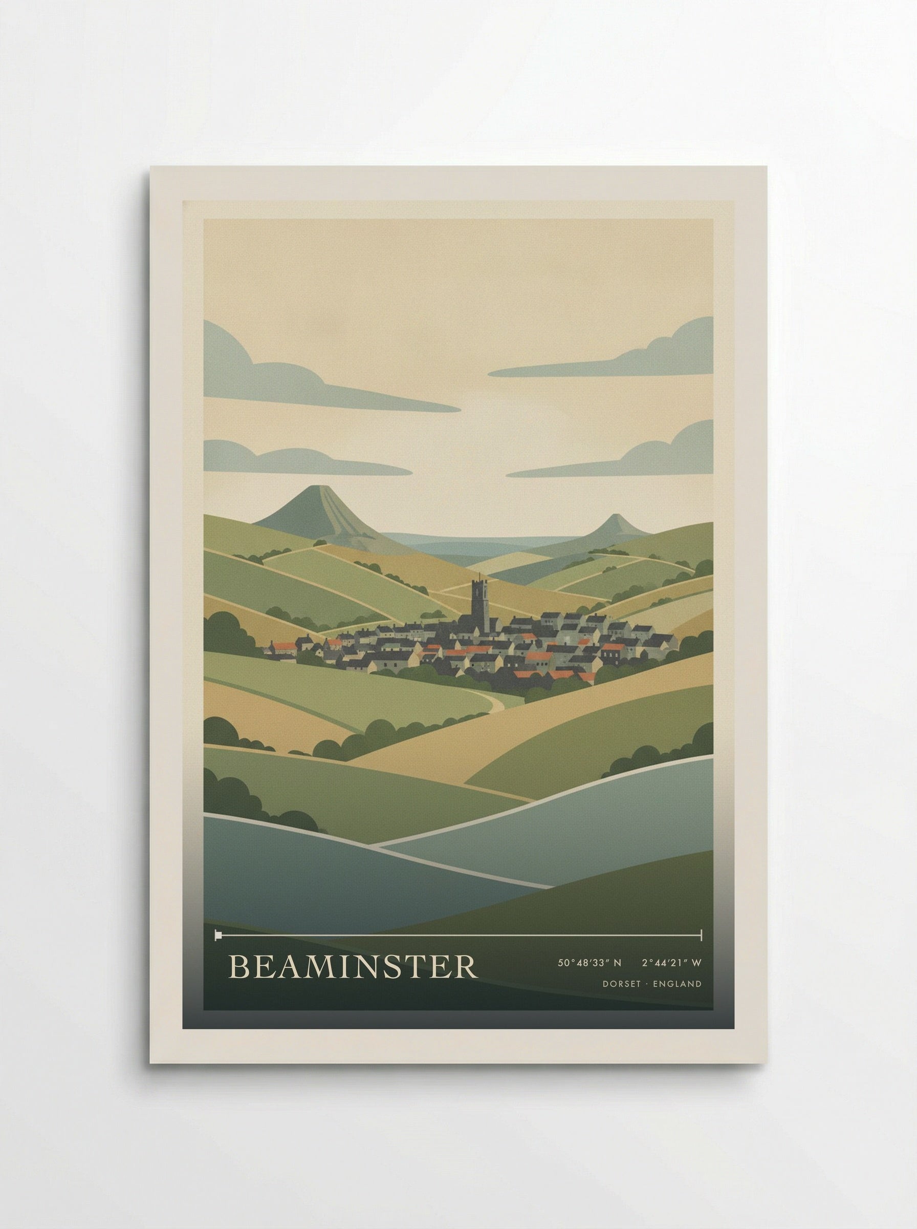 Beaminster Dorset England Travel Poster - Poster