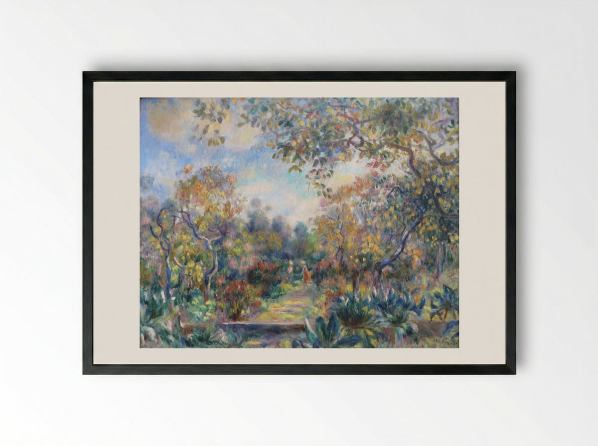 Beaulieu - Pierre-Auguste Renoir - Framed Print Black