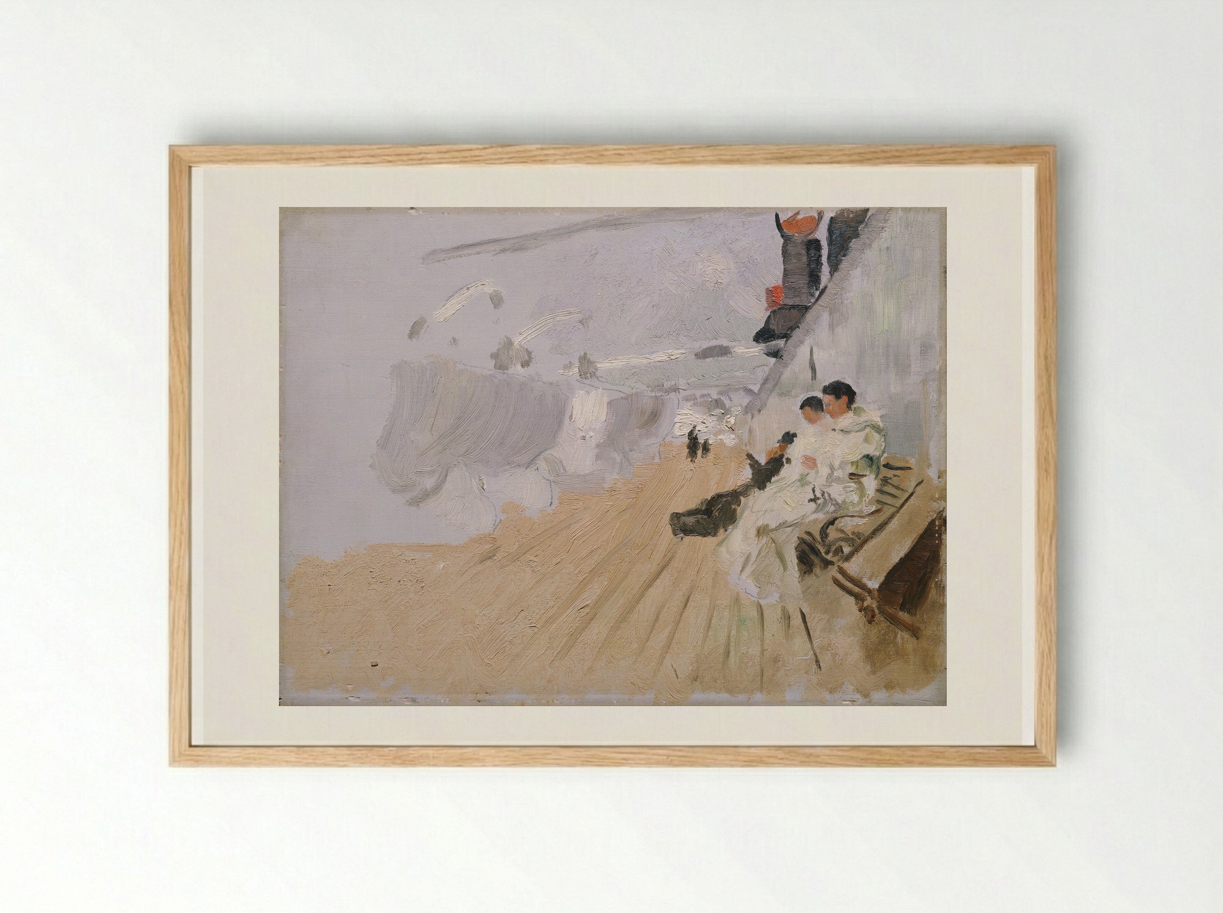 Beaulieu - Frits Thaulow - Framed Print Wood